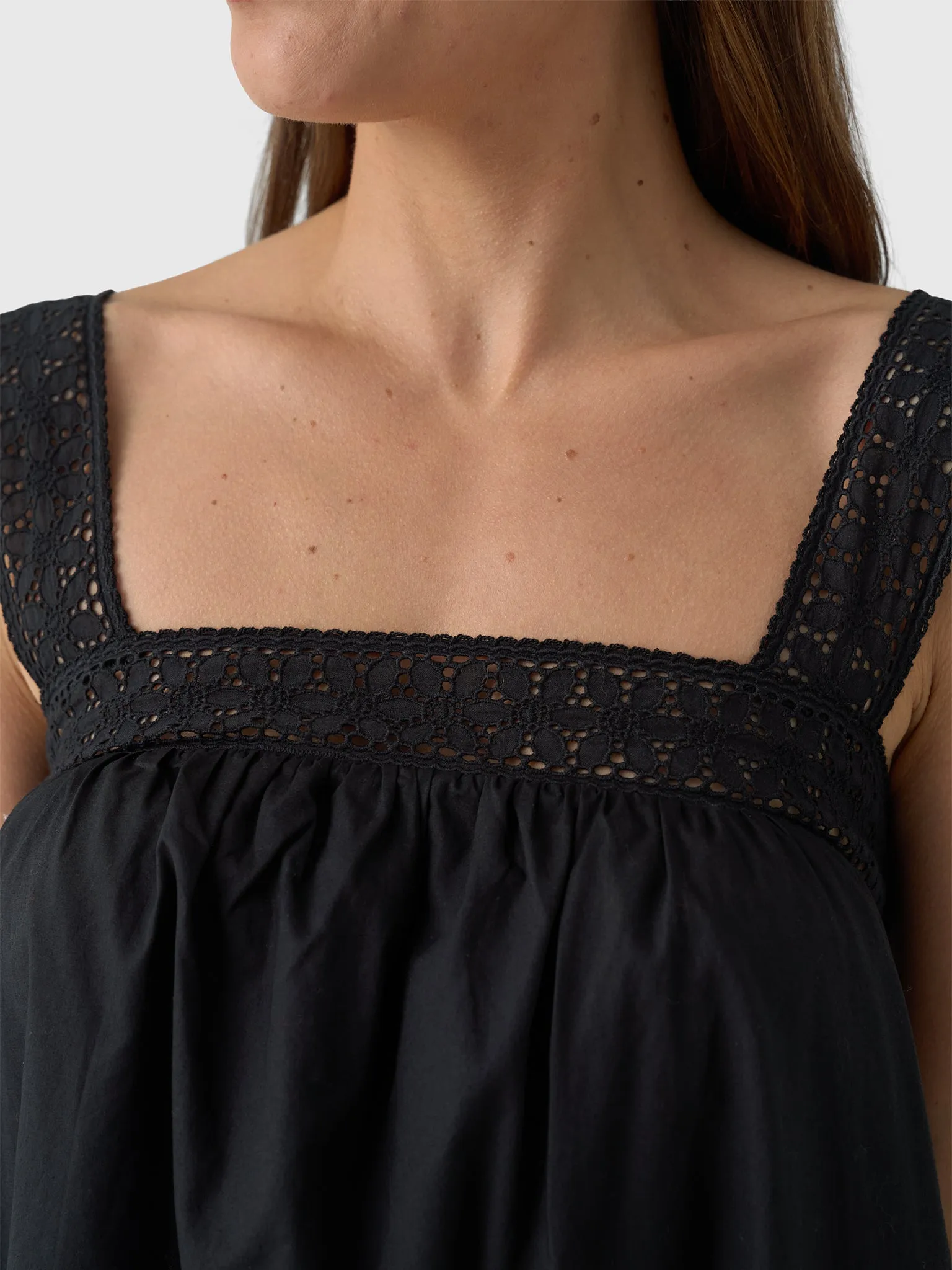 Peony Women's Broderie Mini Dress sold by Saint Bernard product image thumbnail 5