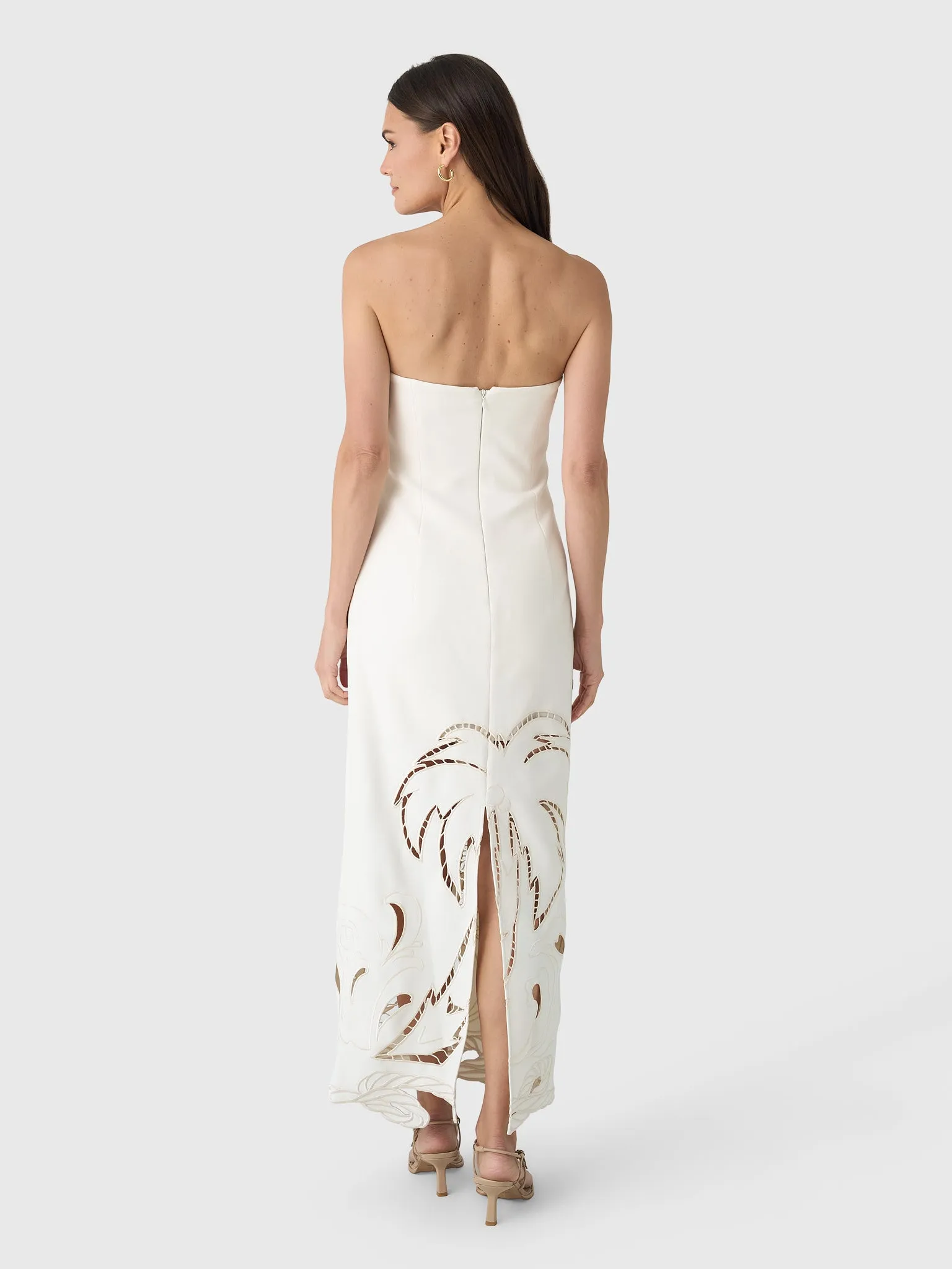 Leo Lin Women's Rayna Palm Bustier Maxi Dress sold by Saint Bernard product image thumbnail 3