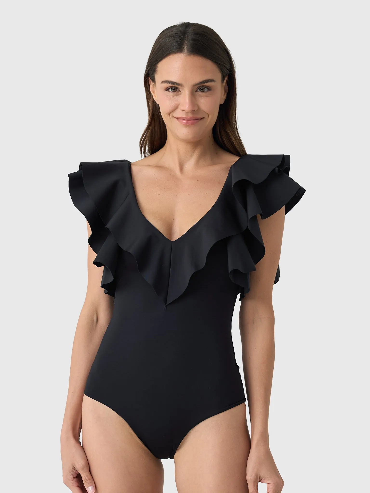 Maygel Coronel Women's Santa One-Piece Swimsuit sold by Saint Bernard