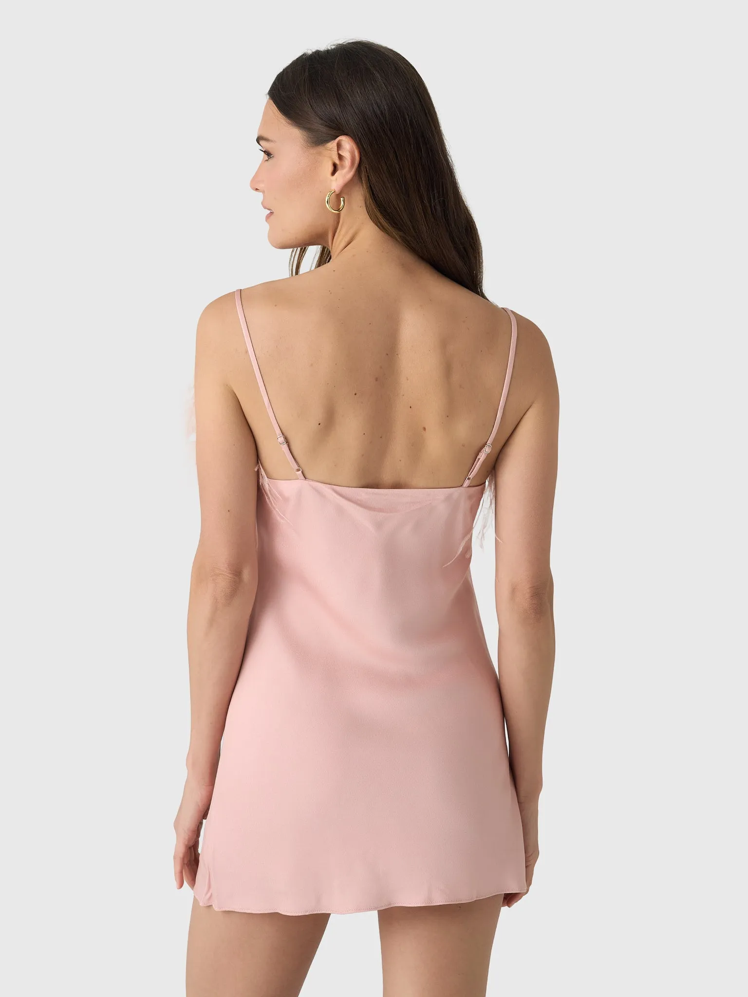 ALC Women's Opal Feather Trimmed Mini Dress sold by Saint Bernard product image thumbnail 4