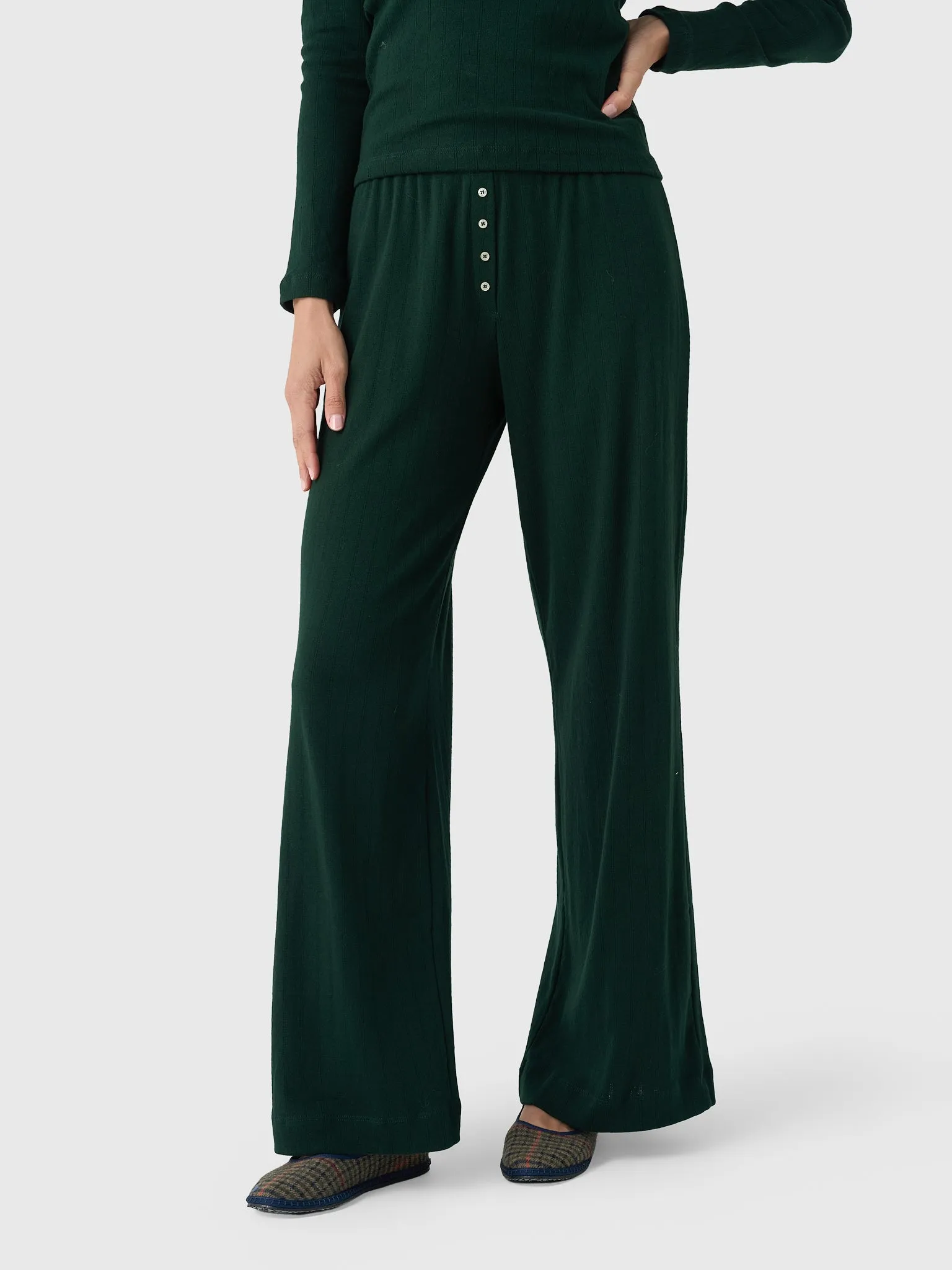 Leset Women's Pointelle Boxer Pant sold by Saint Bernard