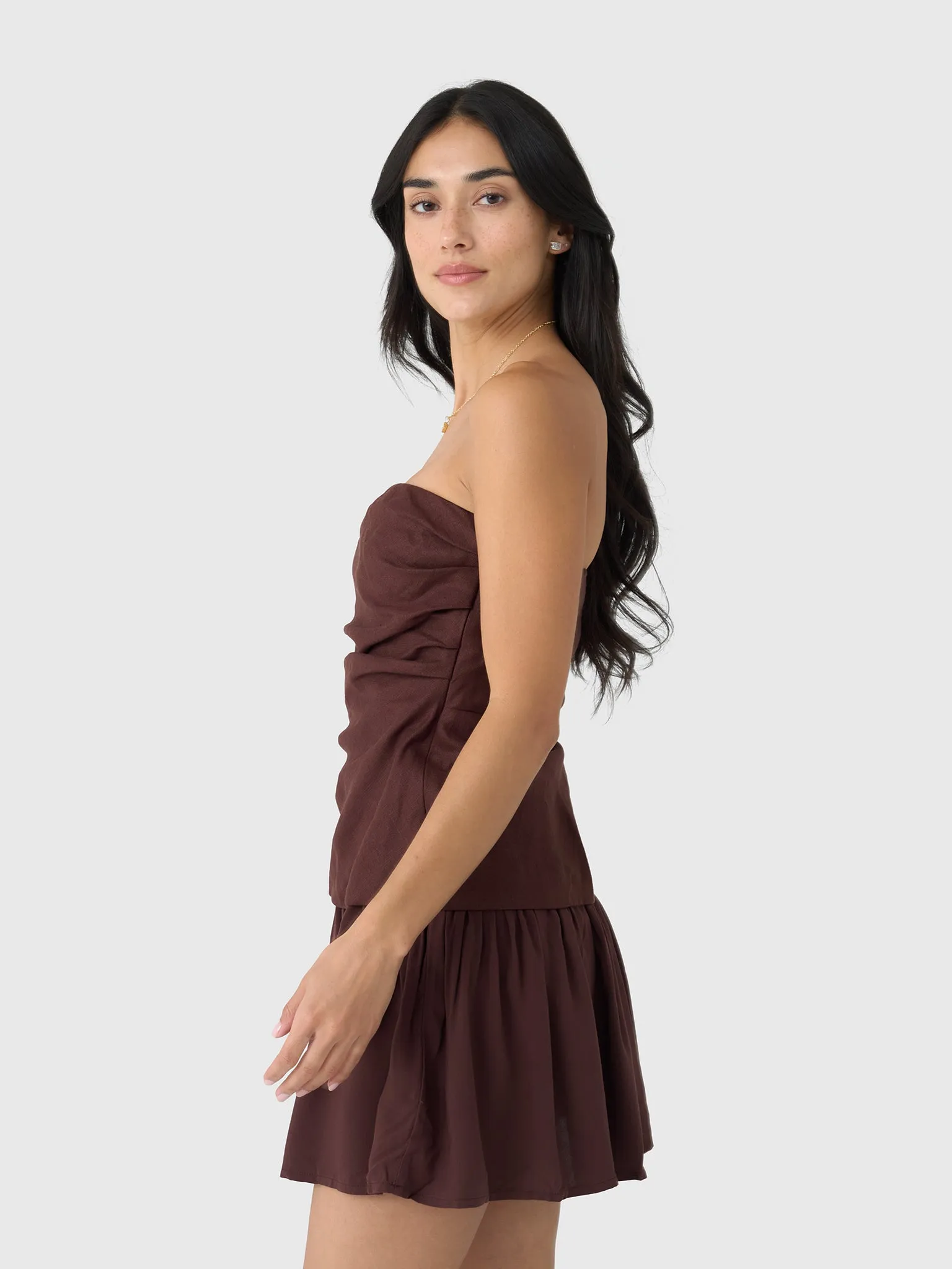 Faithfull The Brand Women's Hedy Mini Dress sold by Saint Bernard product image thumbnail 3