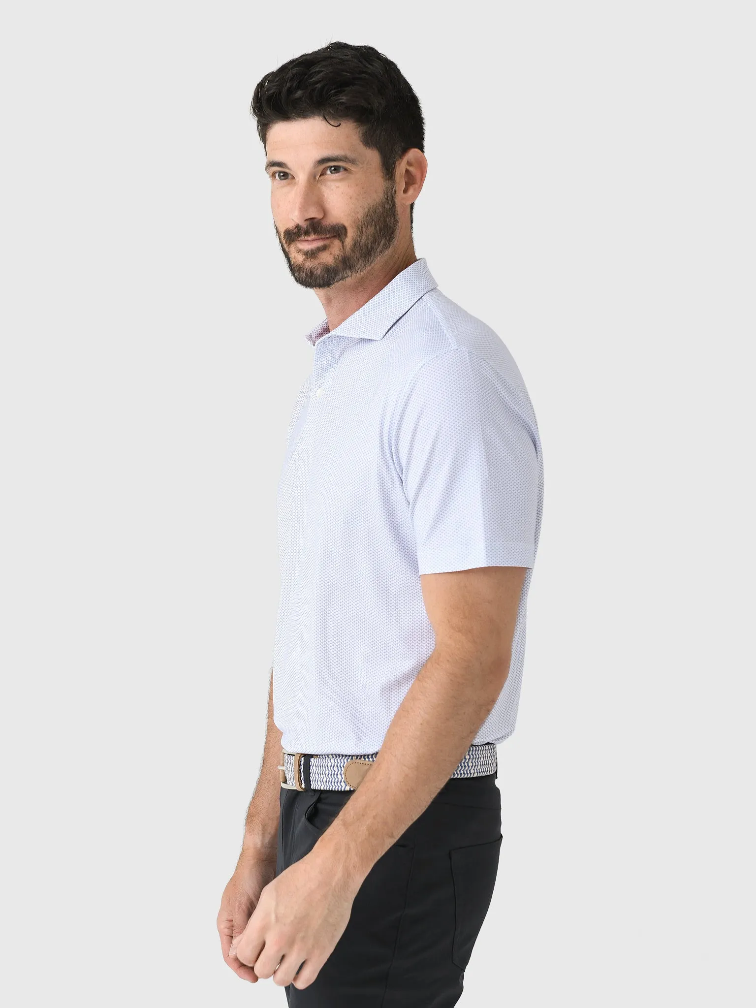 Johnnie-O Men's Teo Performance Jersey Polo sold by Saint Bernard product image thumbnail 3