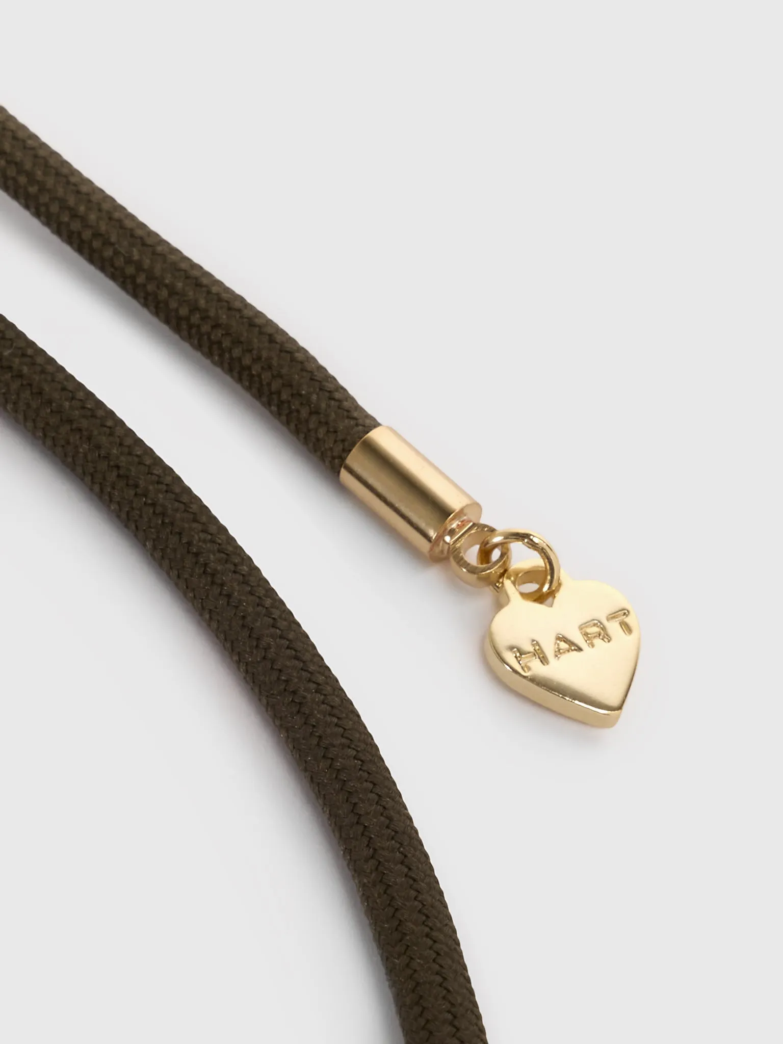 Hart Umber Brown Cord Bezel Charm Necklace sold by Saint Bernard product image thumbnail 4