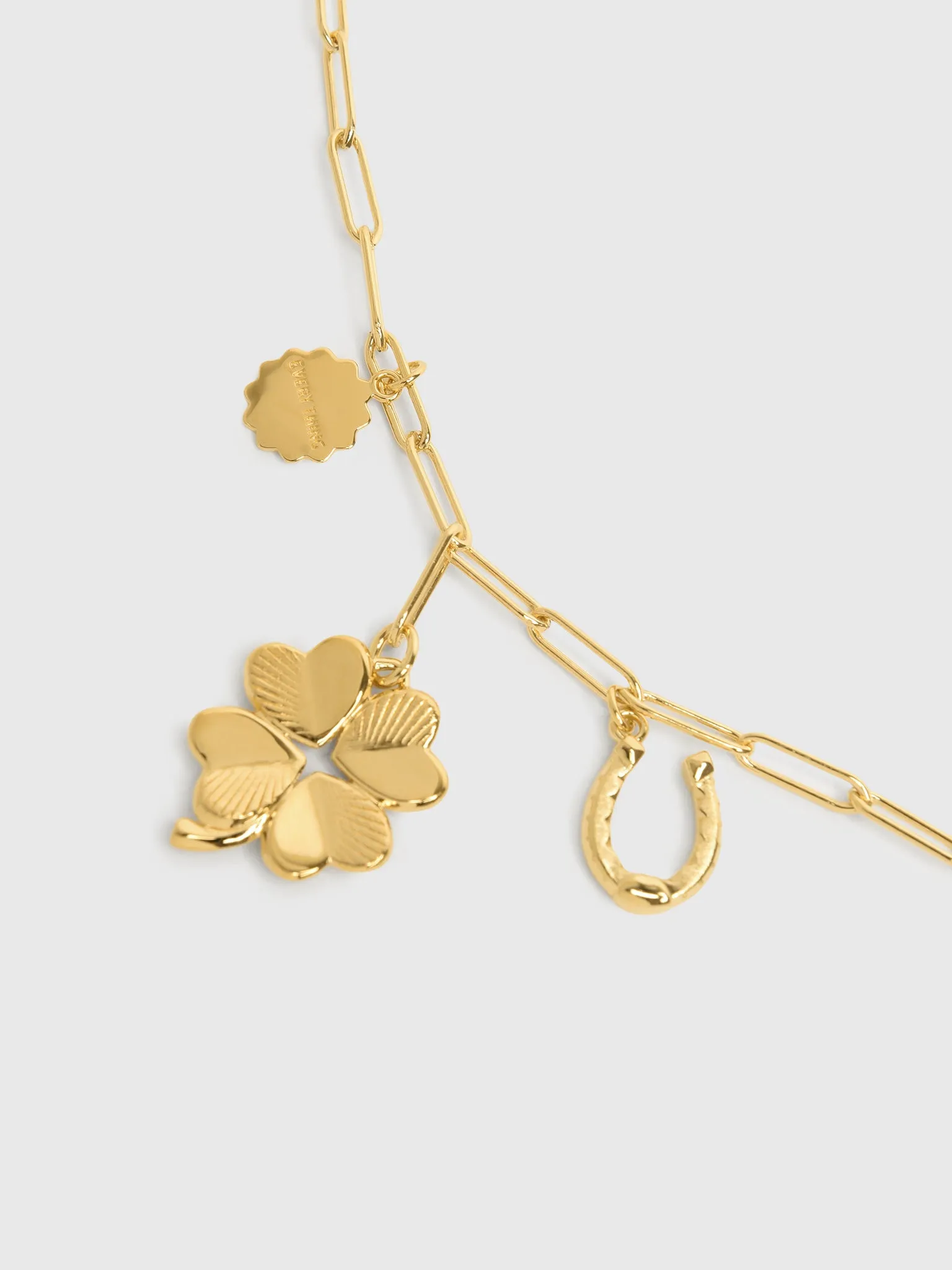 Hart Small Luck & Love Clover Charm Necklace sold by Saint Bernard product image thumbnail 3