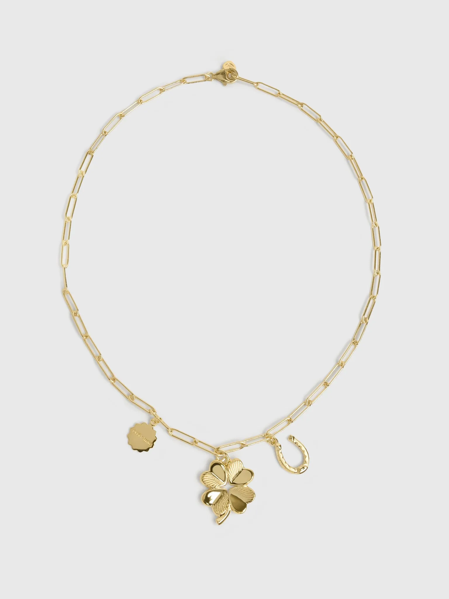 Hart Small Luck & Love Clover Charm Necklace sold by Saint Bernard