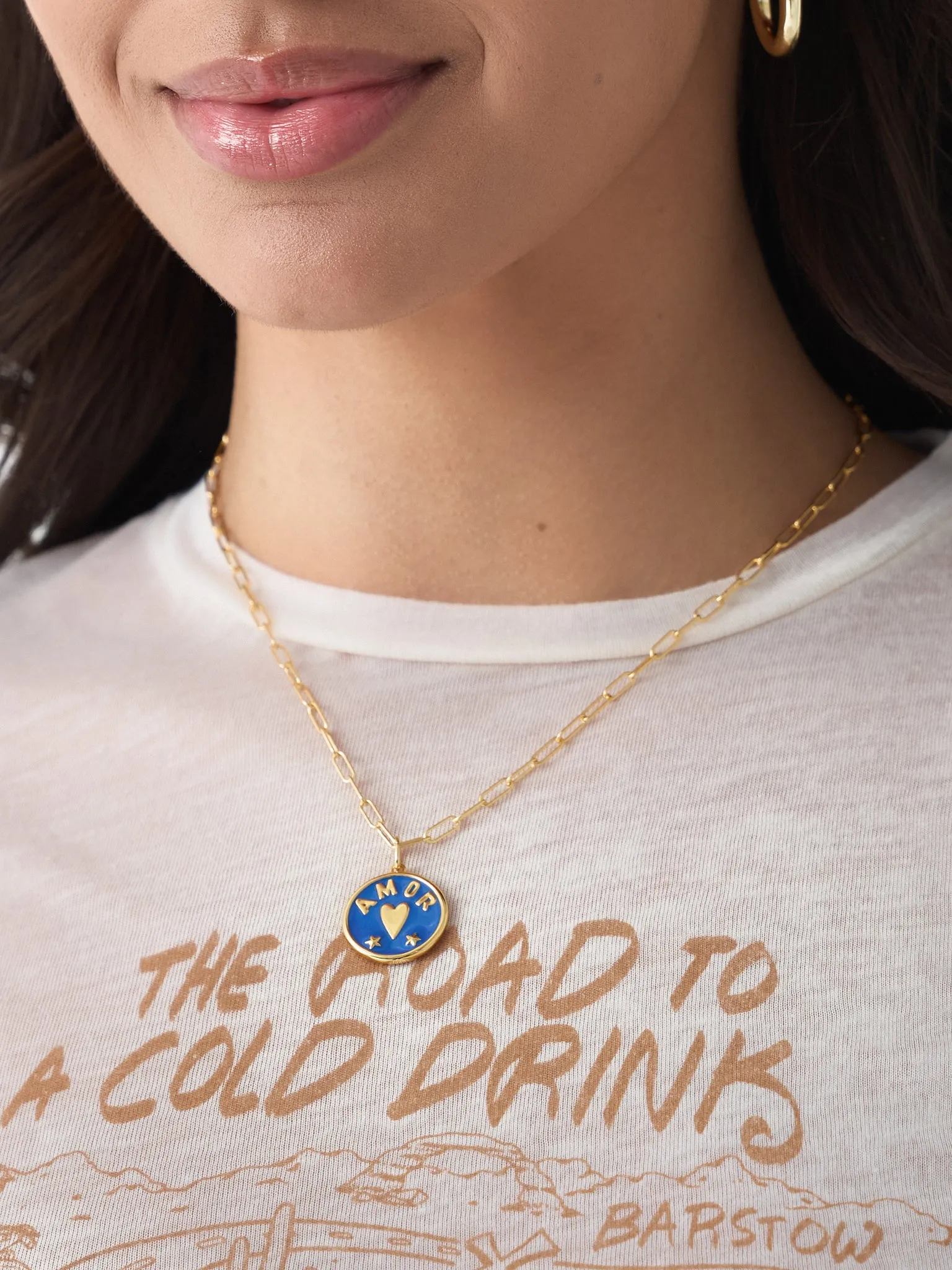 Hart Love & Fear Coin Necklace sold by Saint Bernard