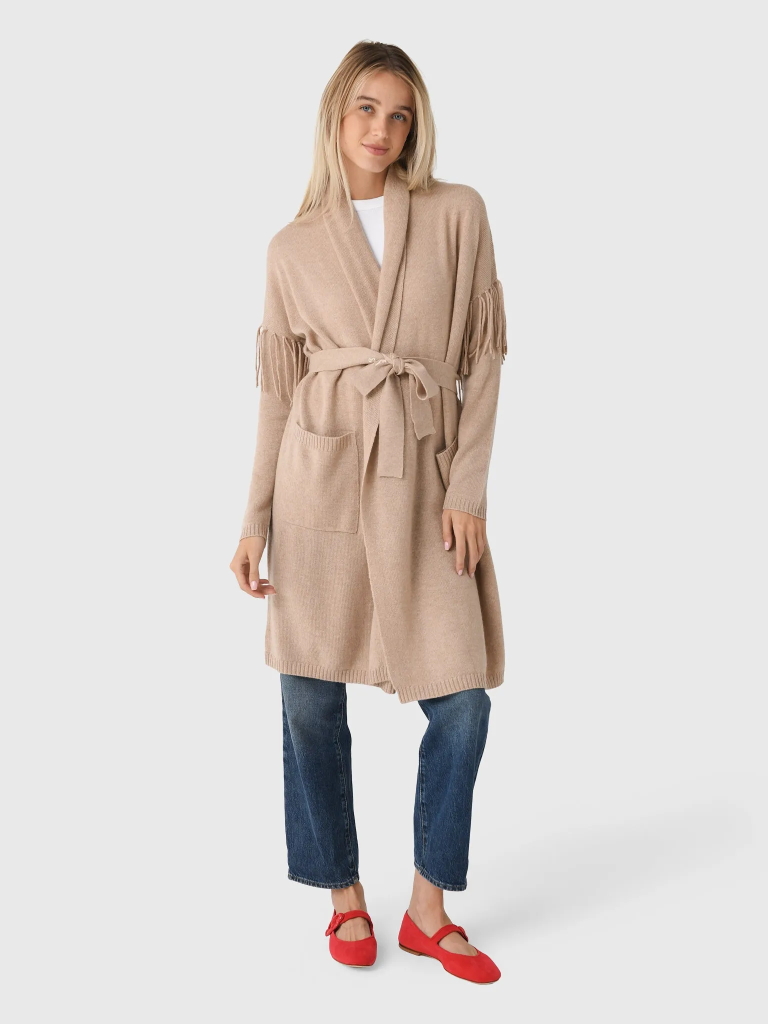 Kerri Rosenthal Women's Cali Fringe Cardigan sold by Saint Bernard product image thumbnail 2