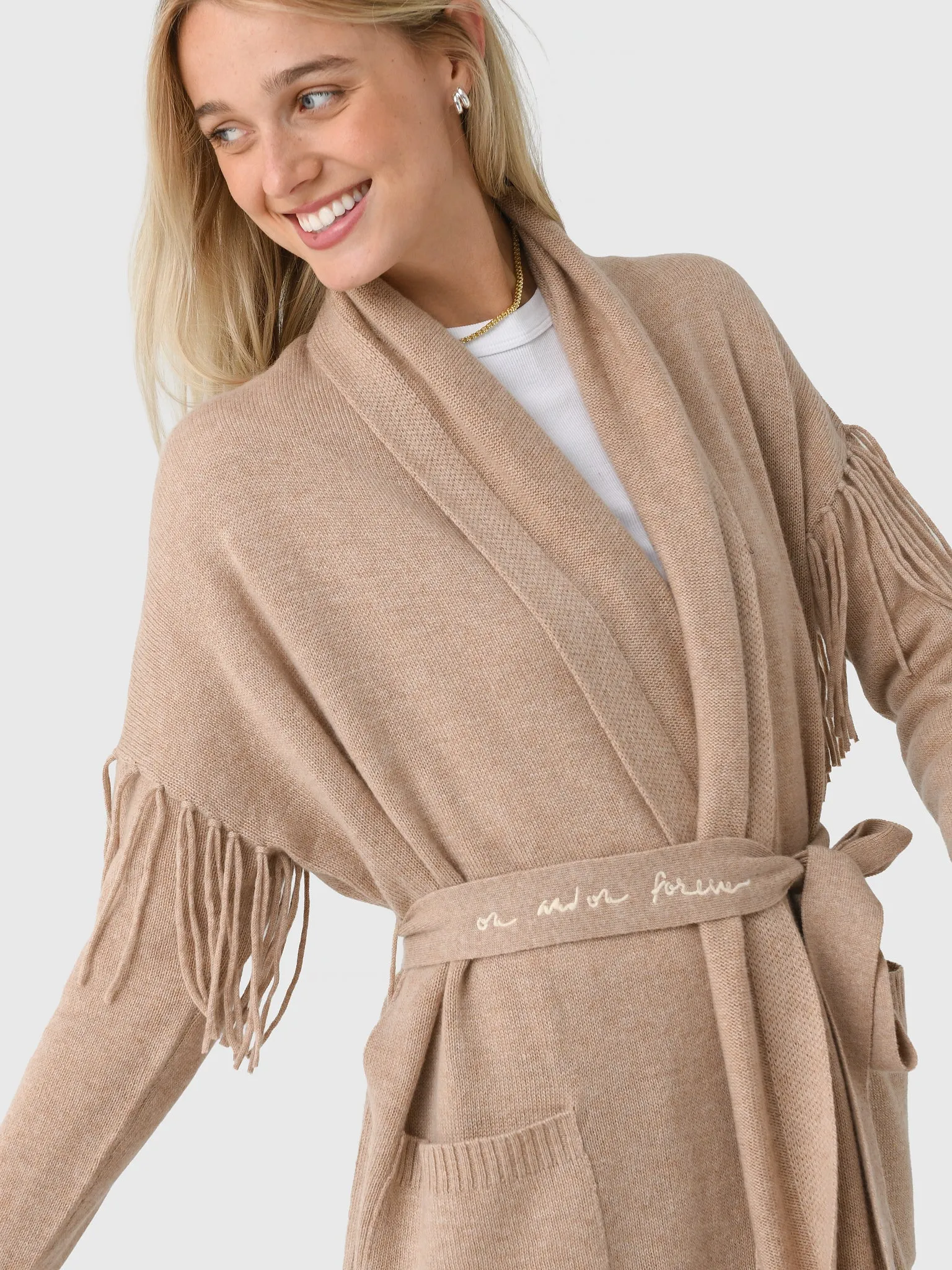 Kerri Rosenthal Women's Cali Fringe Cardigan sold by Saint Bernard product image thumbnail 5
