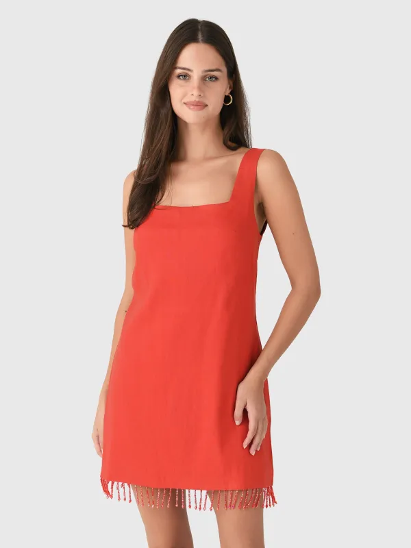 Third Form Women's Flame Linen Mini Dress made by Third Form