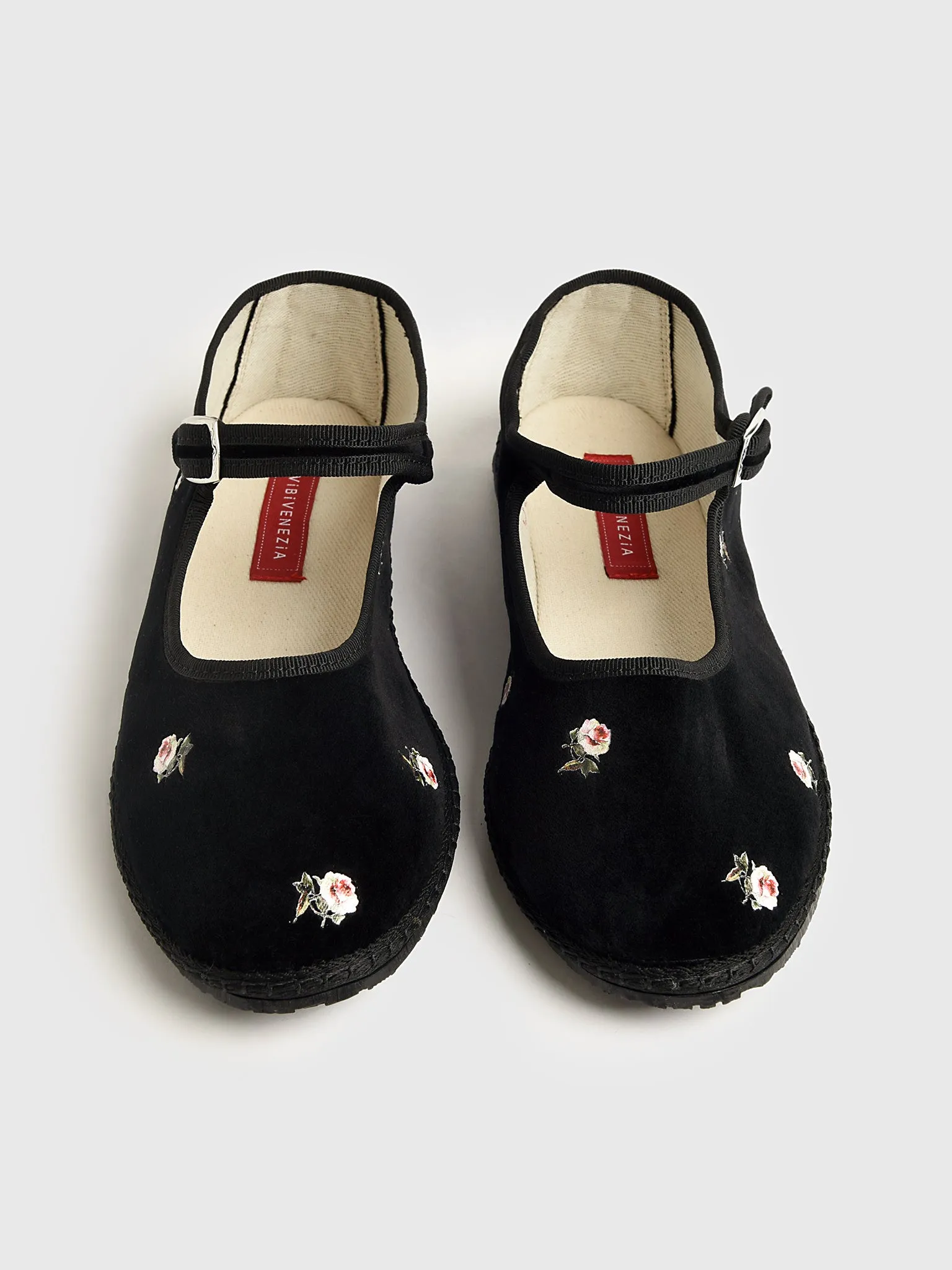 Vibi Venezia Women's Mary Jane Velvet Printed Flat sold by Saint Bernard product image thumbnail 4