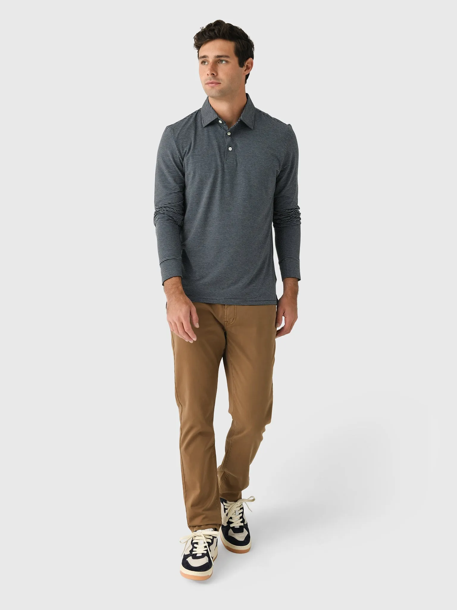 Faherty Brand Men's Long Sleeve Movement Polo sold by Saint Bernard product image thumbnail 2