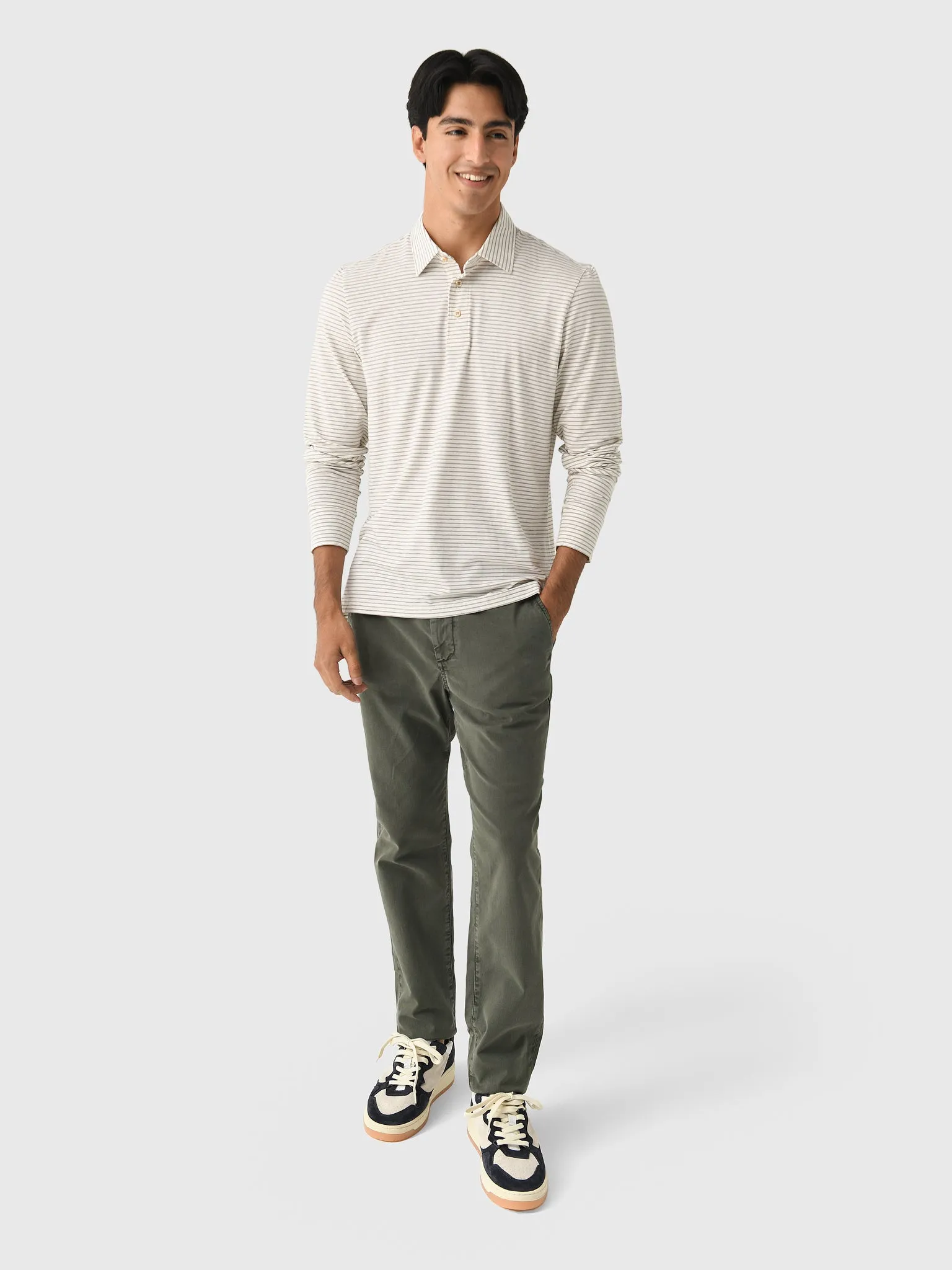 Faherty Brand Men's Long Sleeve Movement Polo sold by Saint Bernard product image thumbnail 5