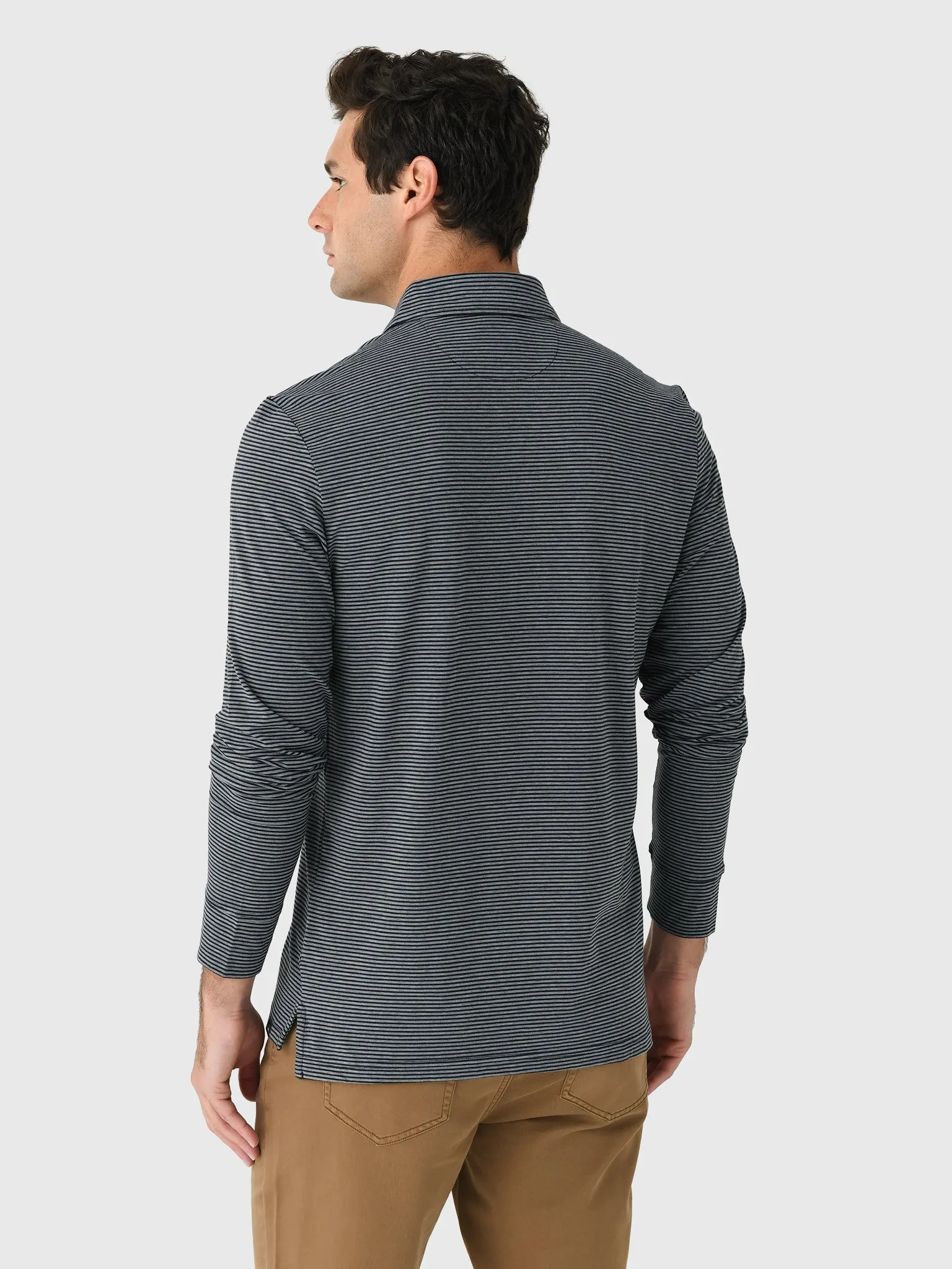 Faherty Brand Men's Long Sleeve Movement Polo sold by Saint Bernard product image thumbnail 3