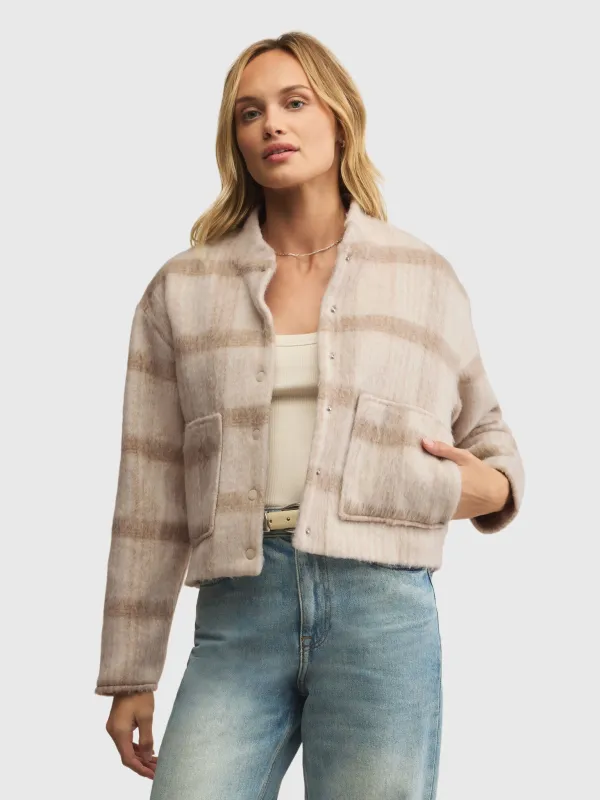Z Supply Women's Cambridge Plaid Jacket made by Z Supply