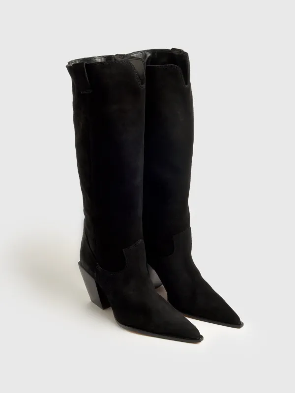 Schutz Women's Maine Up Suede Boot sold by Saint Bernard