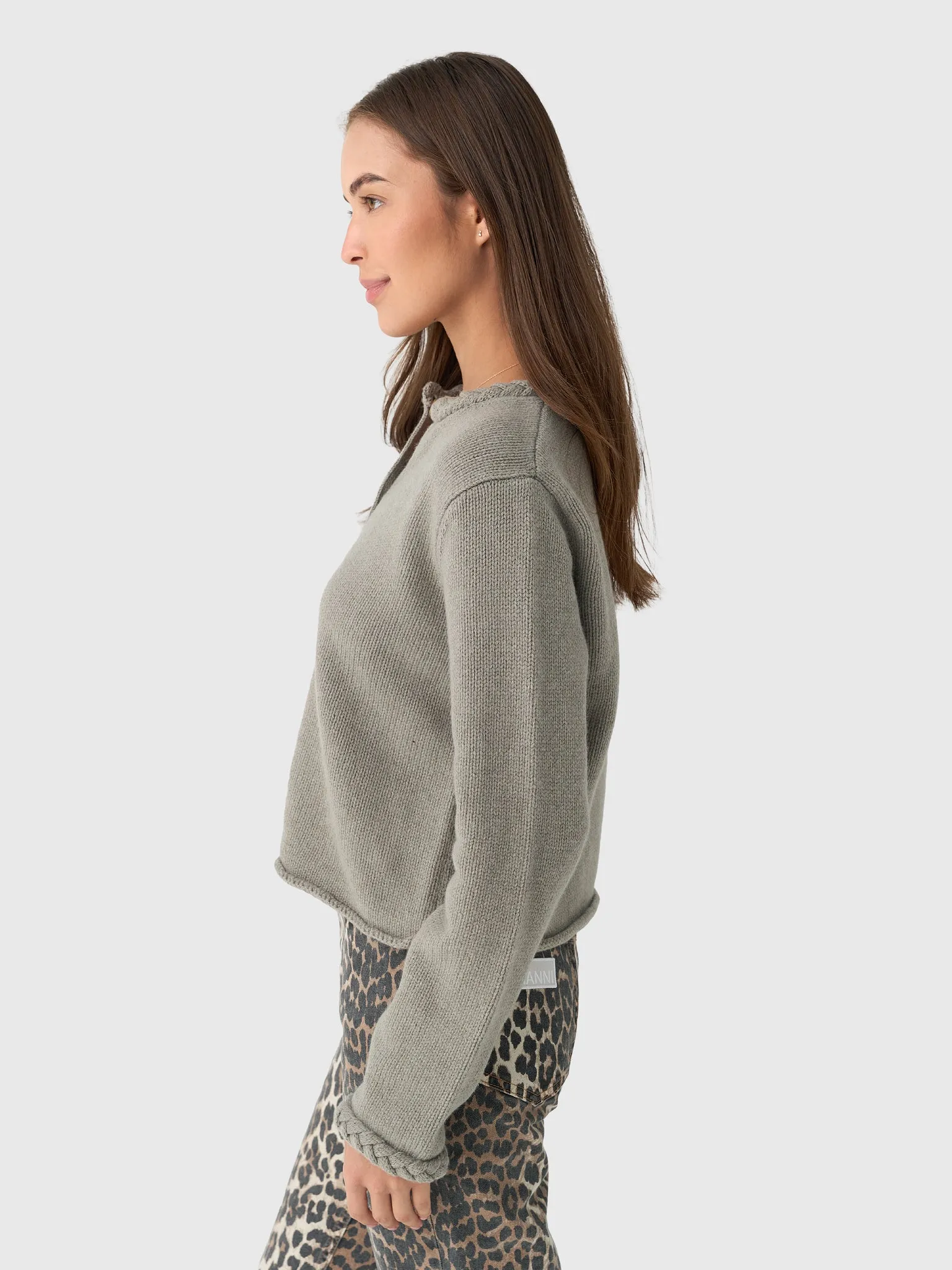 Ciao Lucia Women's Doris Wool Cardigan sold by Saint Bernard product image thumbnail 3