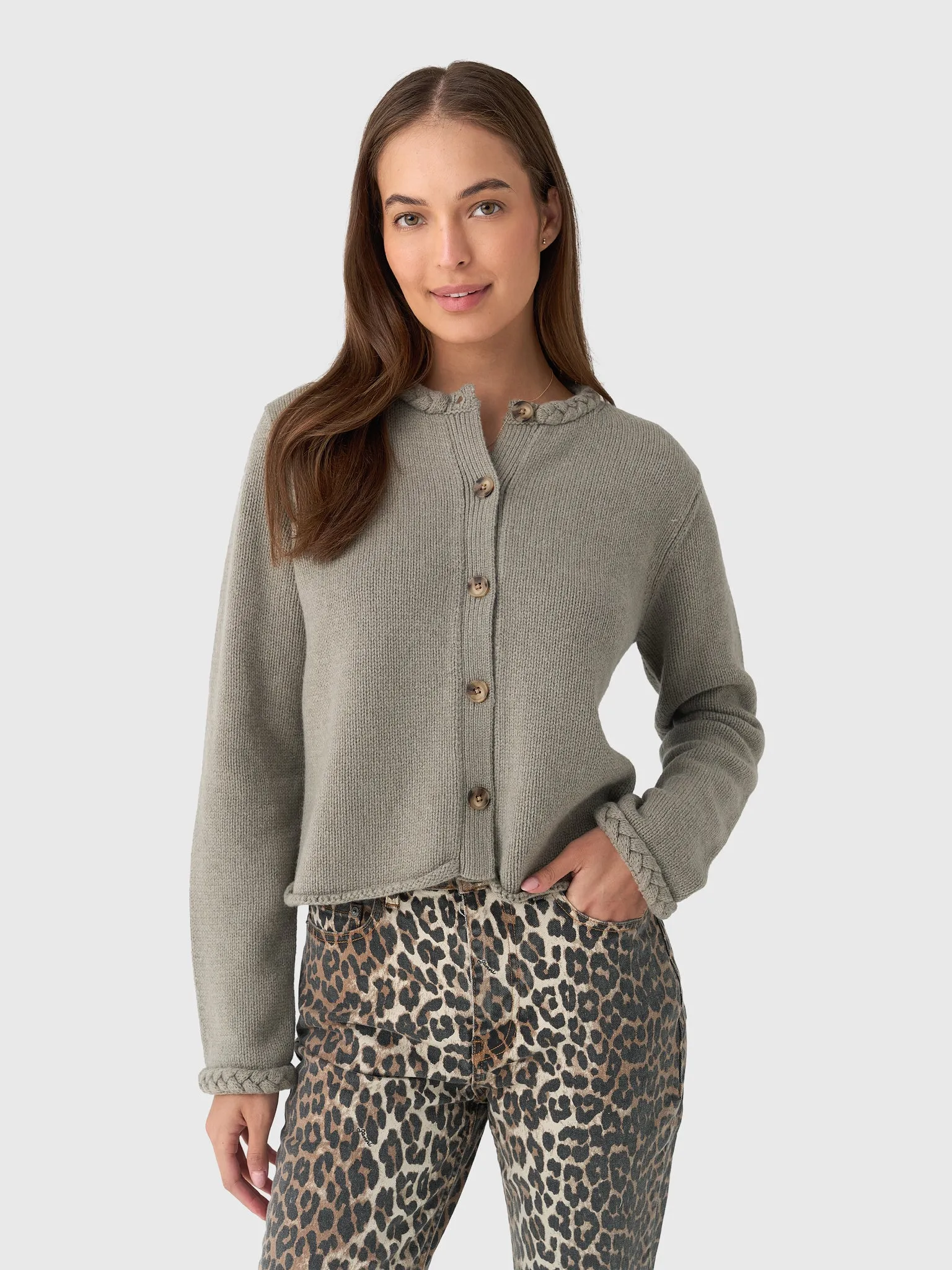 Ciao Lucia Women's Doris Wool Cardigan sold by Saint Bernard