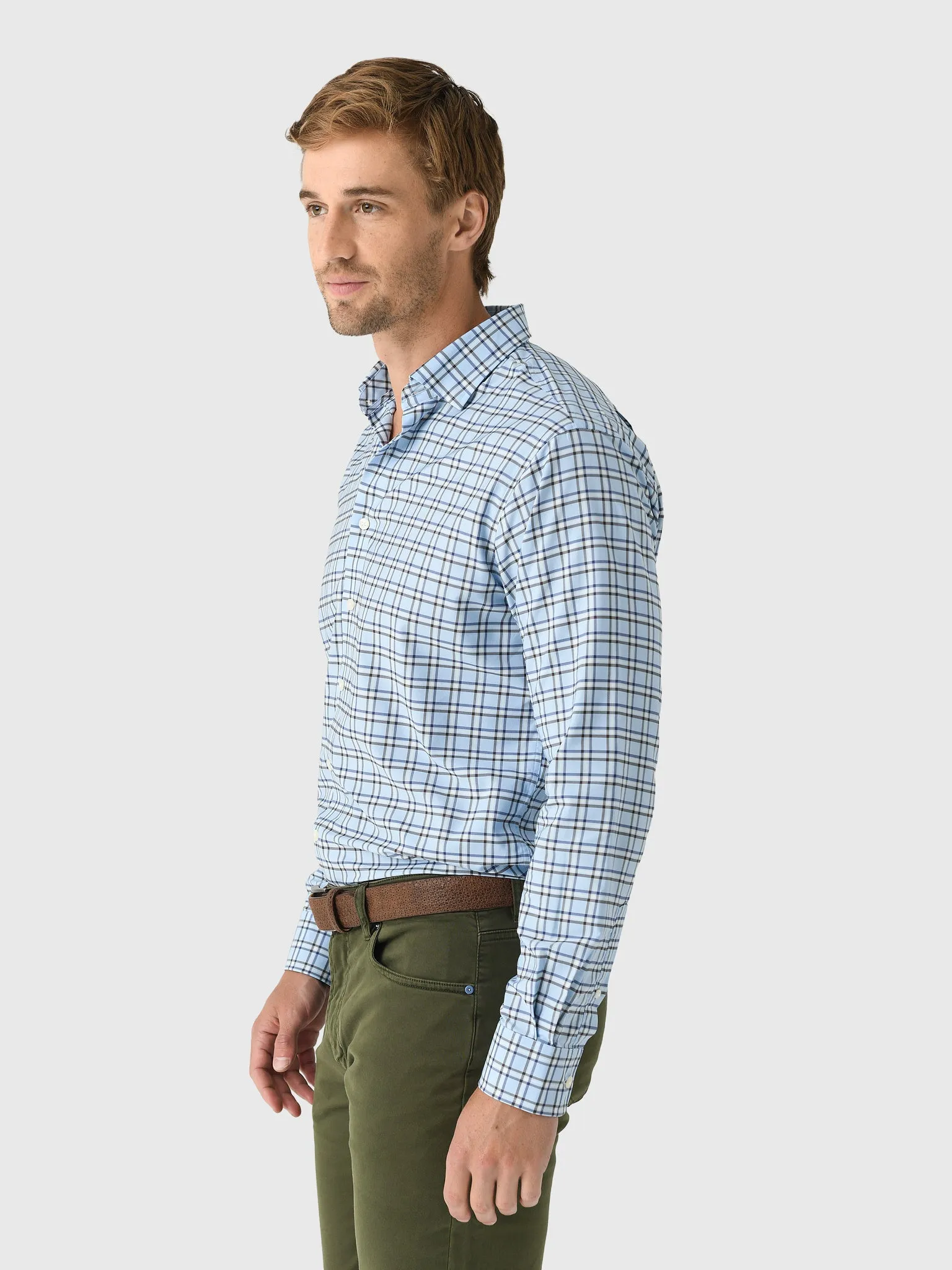 Johnnie-O Men's Jaden Featherweight Performance Button-Down Shirt sold by Saint Bernard product image thumbnail 3