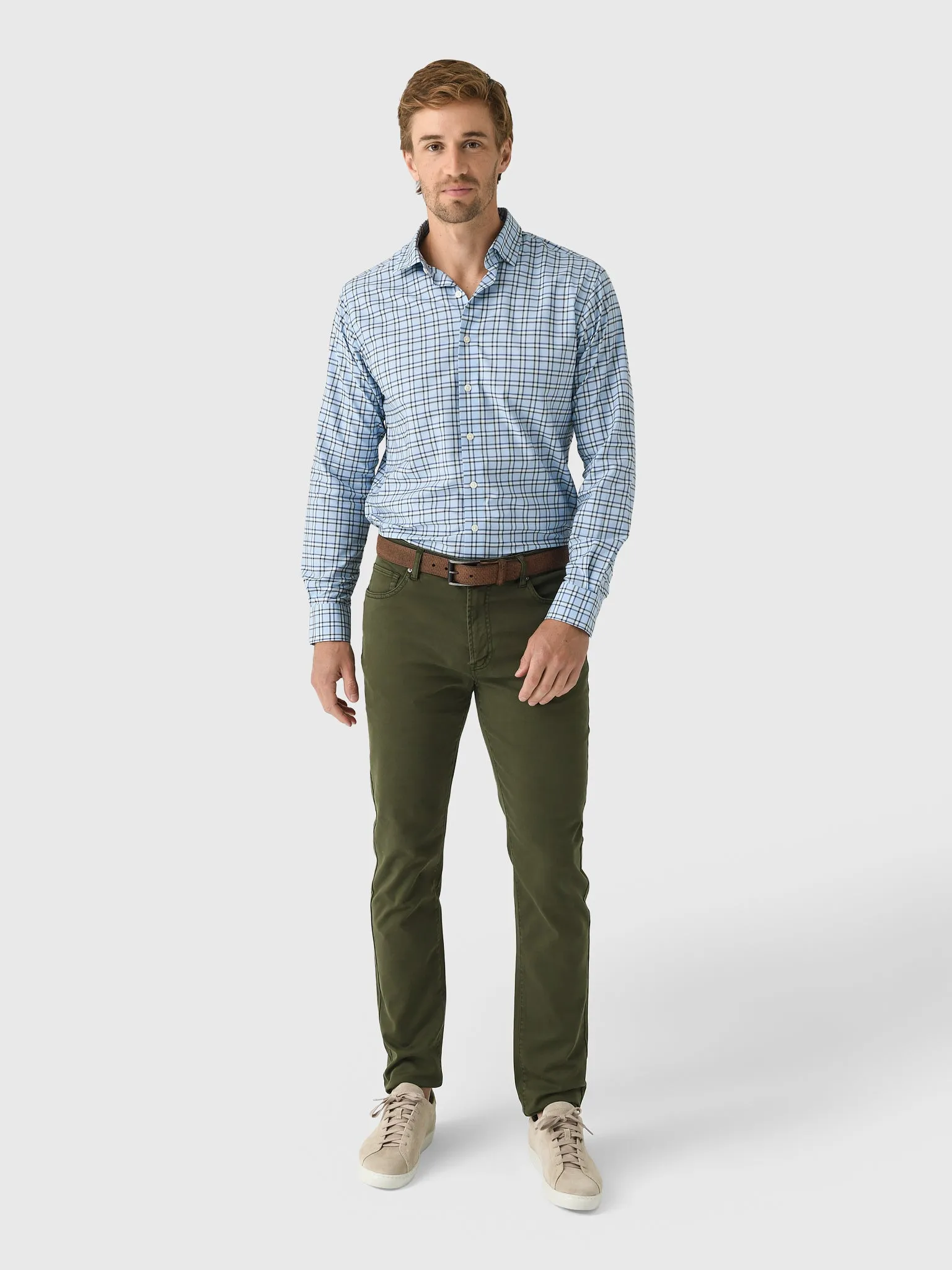 Johnnie-O Men's Jaden Featherweight Performance Button-Down Shirt sold by Saint Bernard product image thumbnail 2