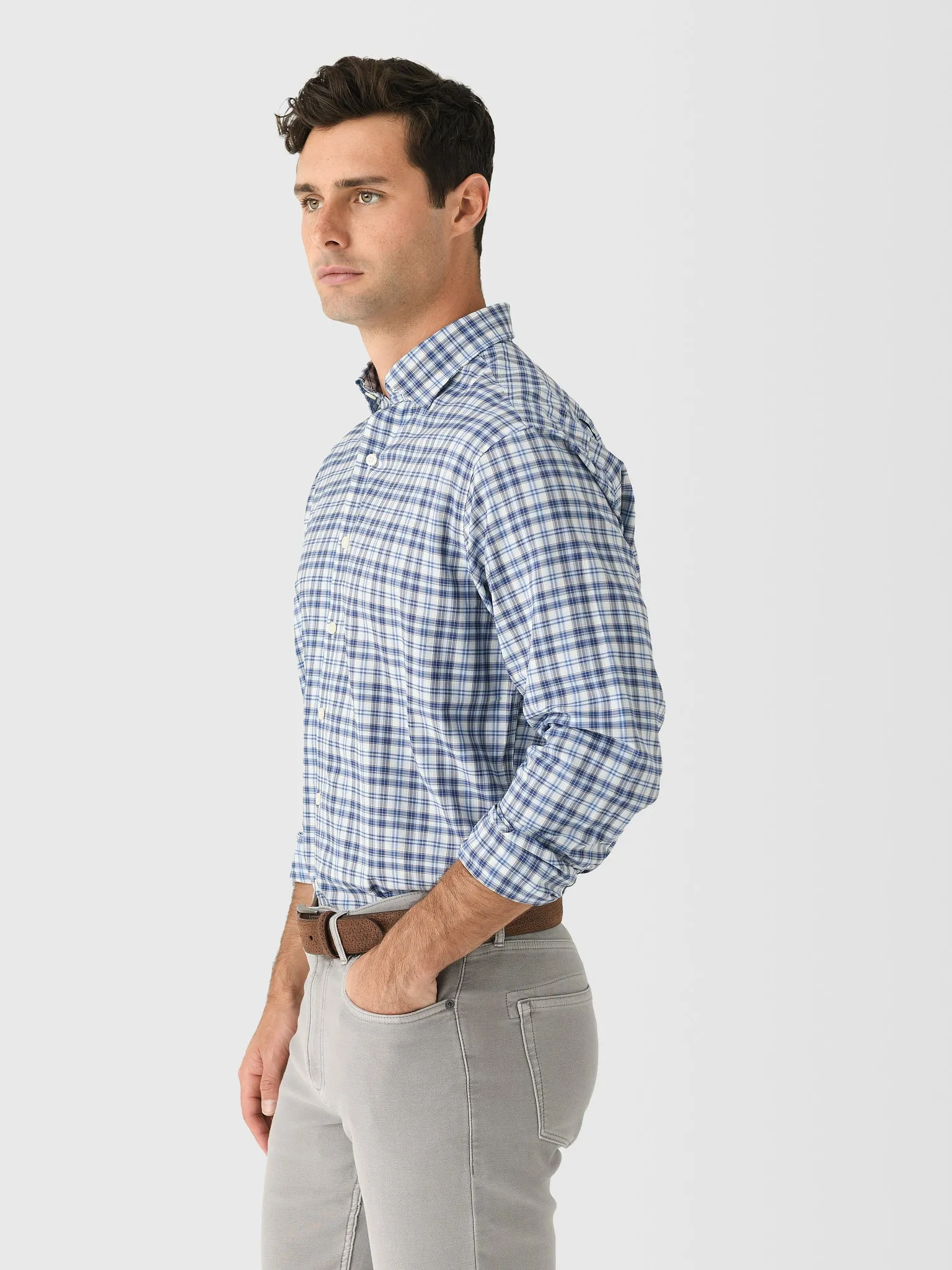 Johnnie-O Men's Donovan Featherweight Performance Button-Down Shirt sold by Saint Bernard product image thumbnail 3