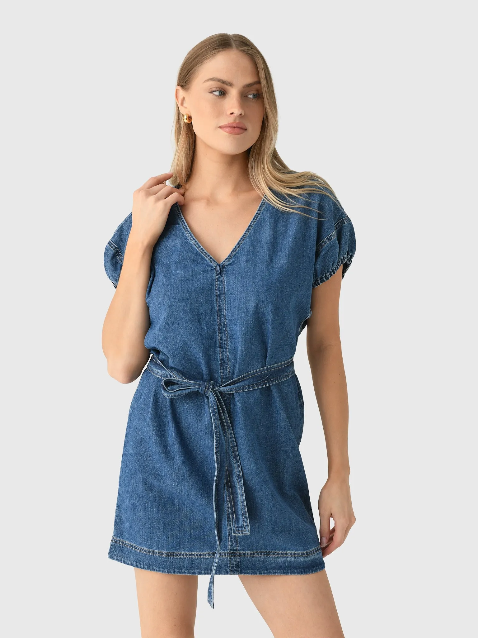 Velvet Women's Aurora Denim Dress sold by Saint Bernard