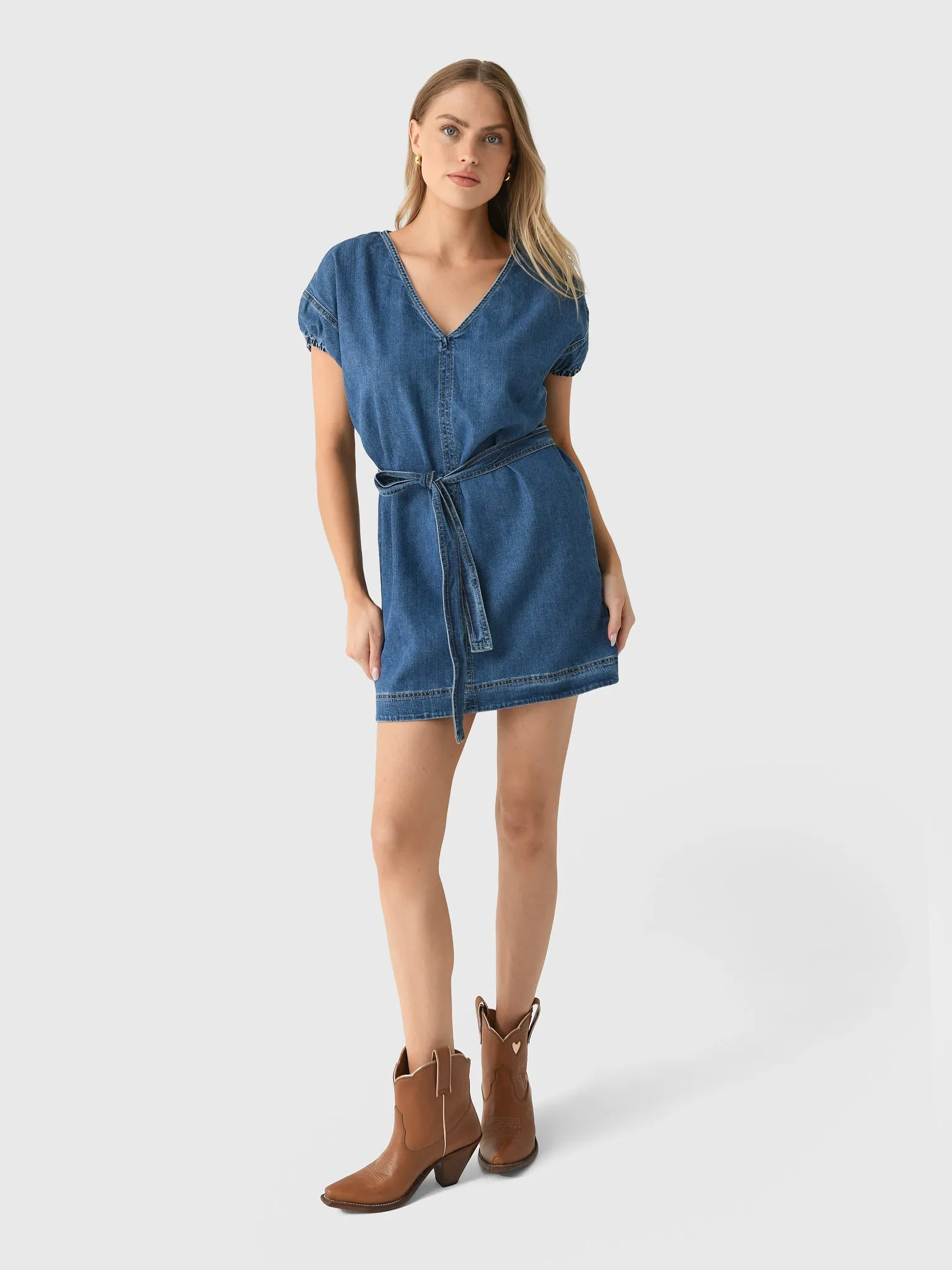 Velvet Women's Aurora Denim Dress sold by Saint Bernard product image thumbnail 2
