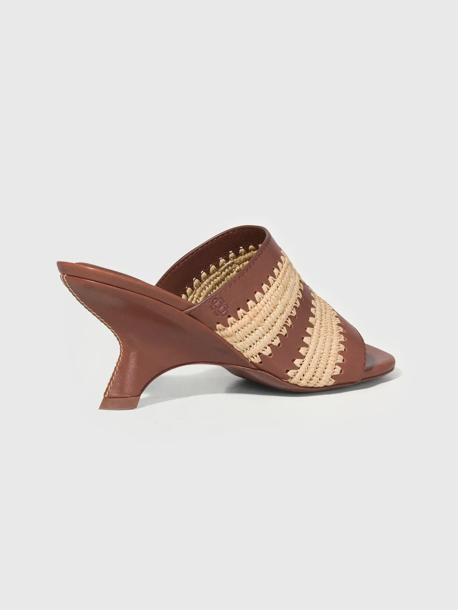 Simkhai Women's Shadow Mule Raffia Heel Sandal sold by Saint Bernard product image thumbnail 2