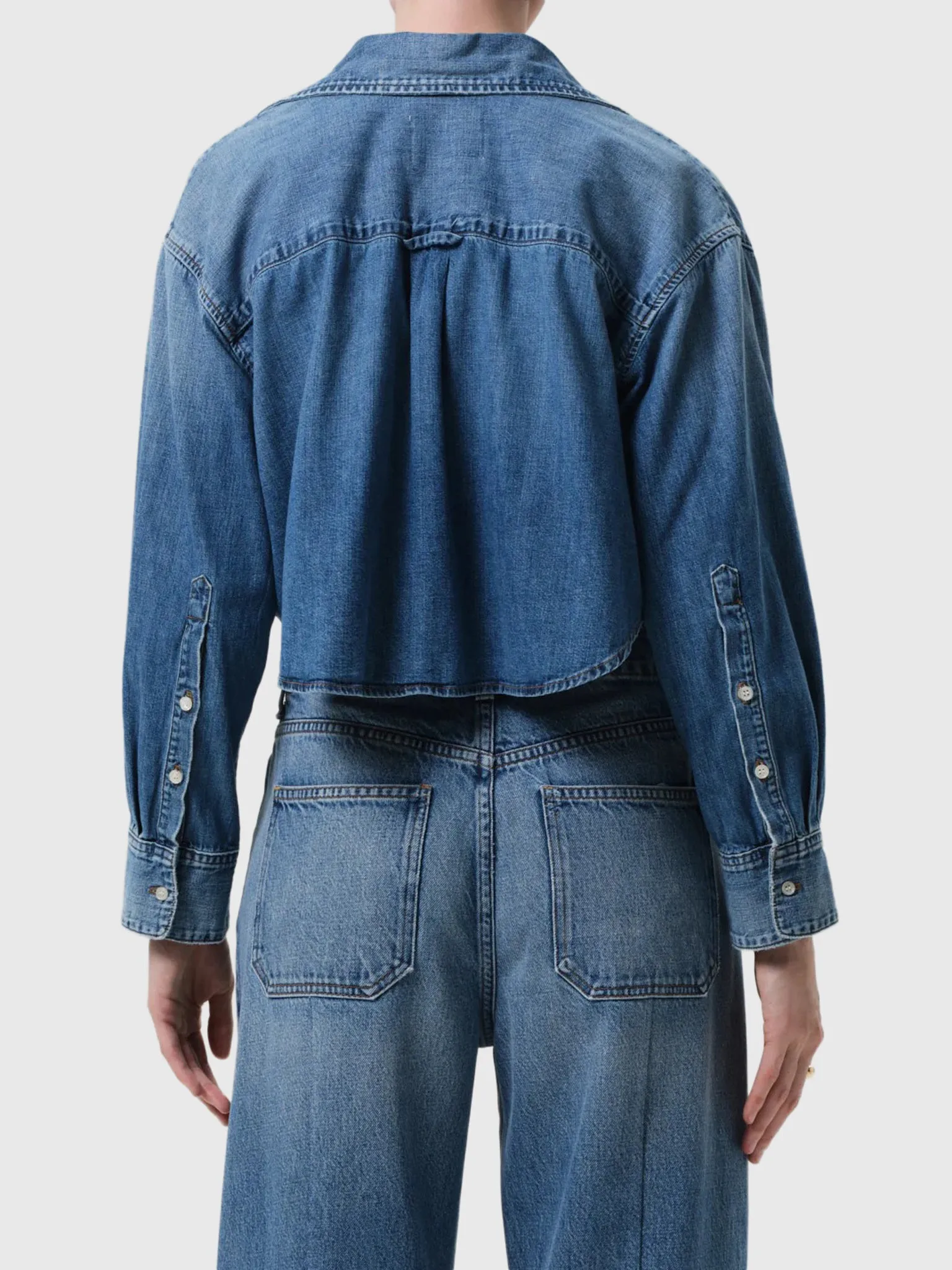 Citizens Of Humanity Women's Ana Cropped Shirt sold by Saint Bernard product image thumbnail 2