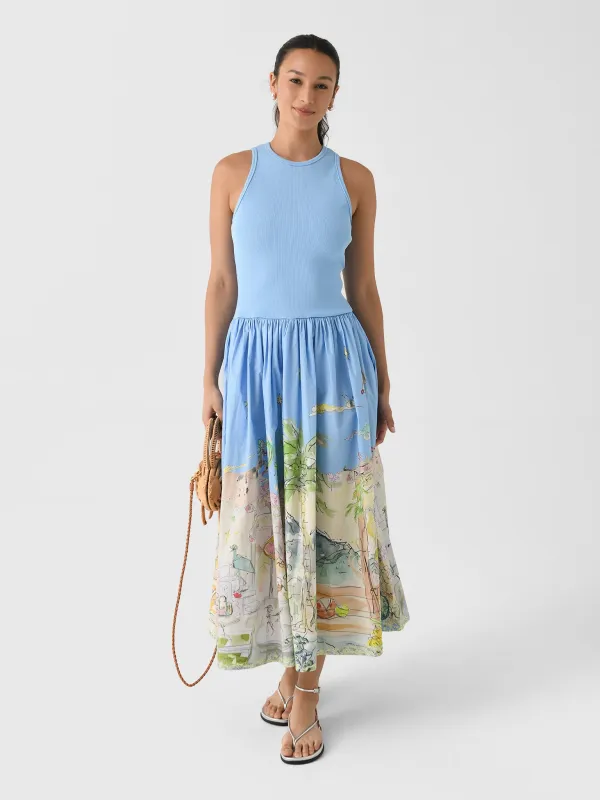 Alemais Women's Anouk Tank Midi Dress made by Alemais