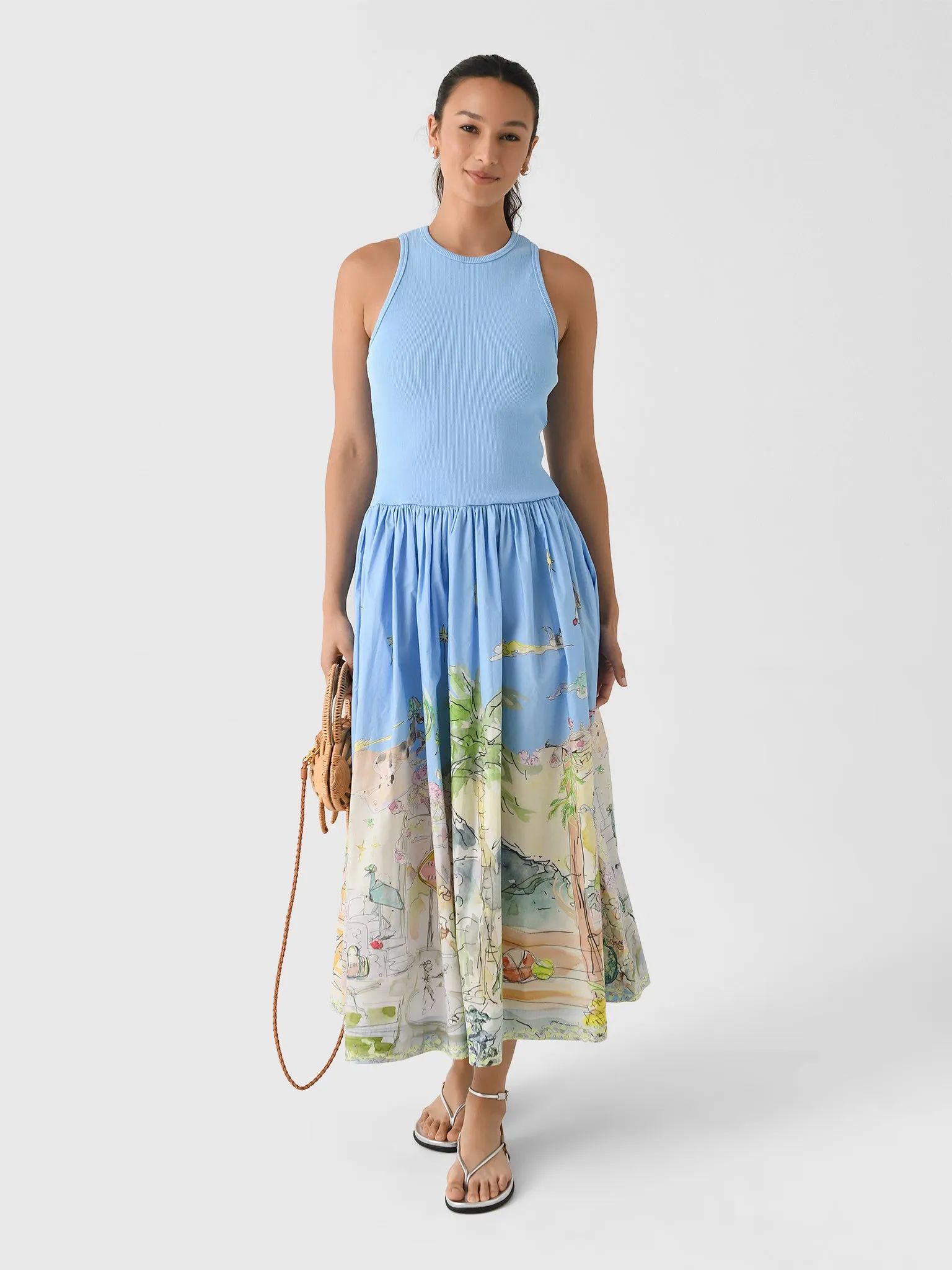 Alemais Women's Anouk Tank Midi Dress sold by Saint Bernard