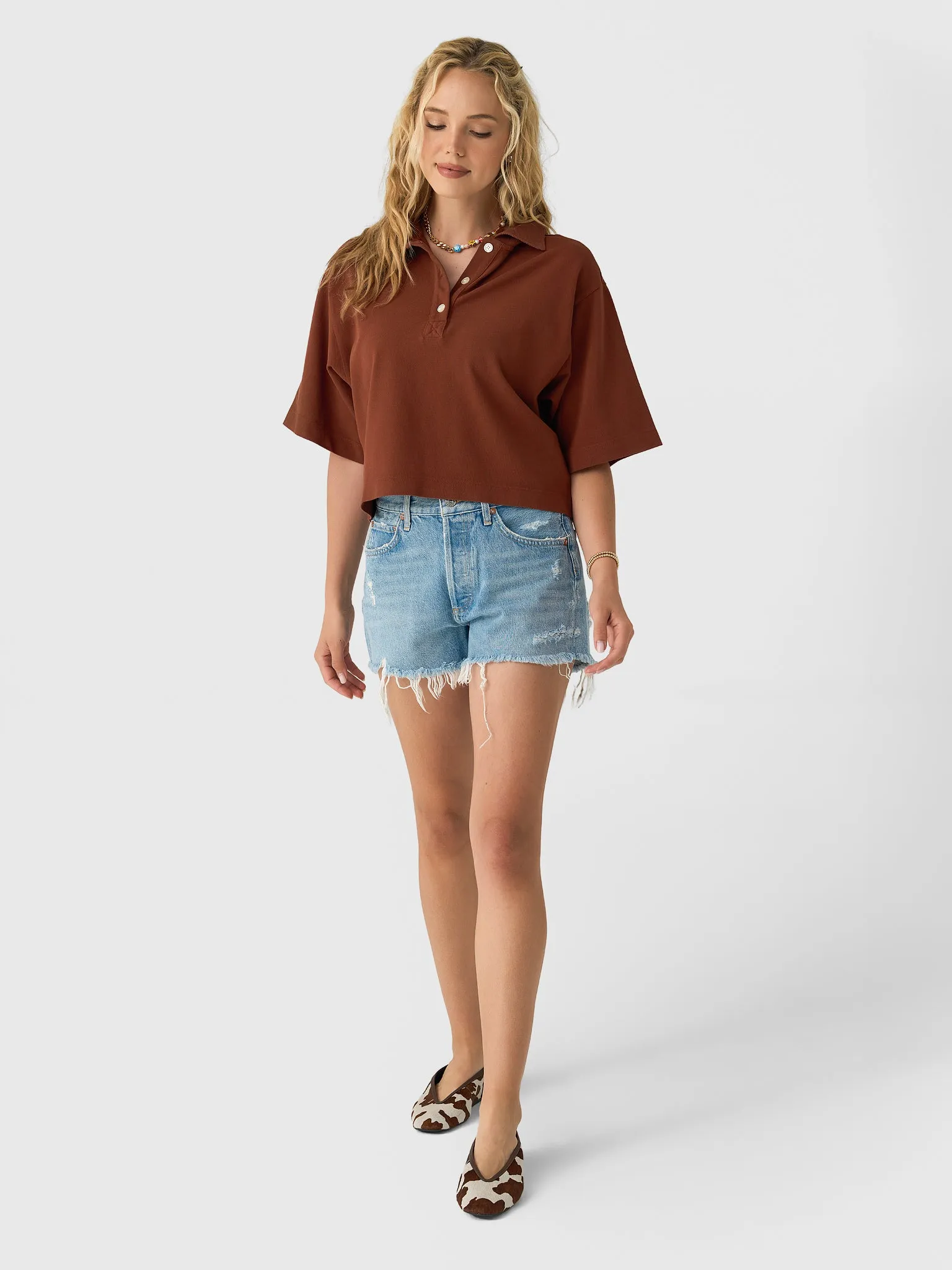 Citizens Of Humanity Women's Lowen Polo Shirt sold by Saint Bernard product image thumbnail 2