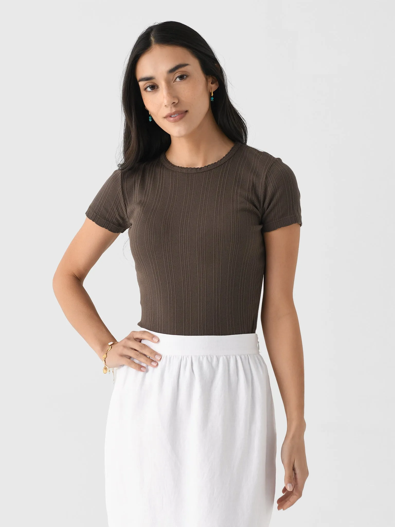 Velvet Women's Enati Tee sold by Saint Bernard