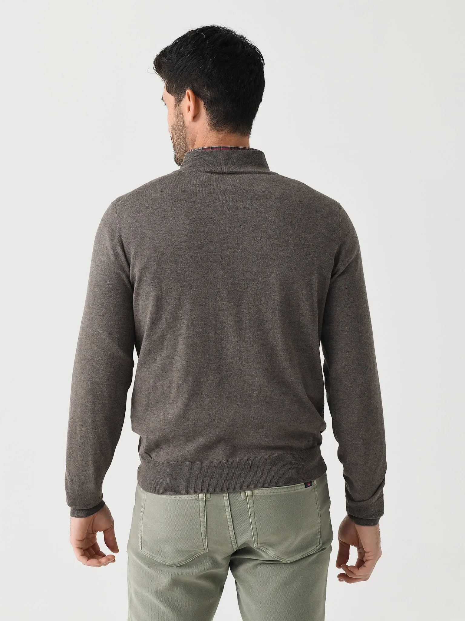 Faherty Brand Men's Movement Quarter-Zip Sweater sold by Saint Bernard product image thumbnail 4