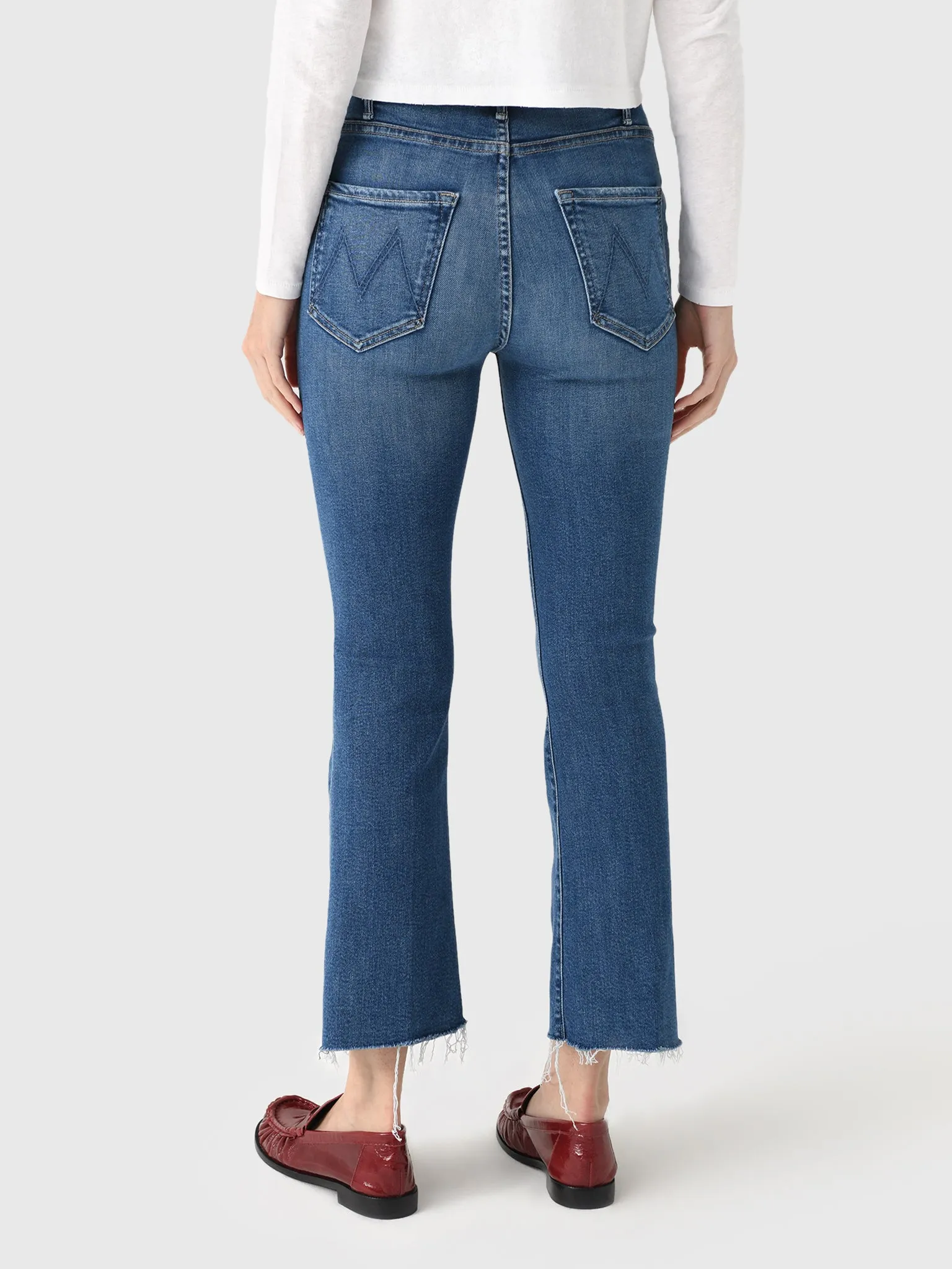 Mother Women's The Hustler Ankle Fray Jean sold by Saint Bernard product image thumbnail 4