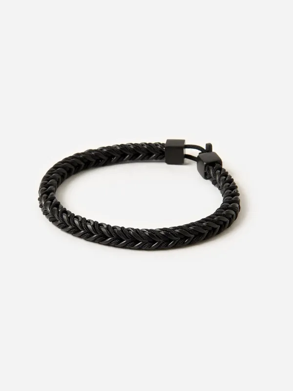 Pig + Hen Catena Foxtail Bracelet made by Saint Bernard