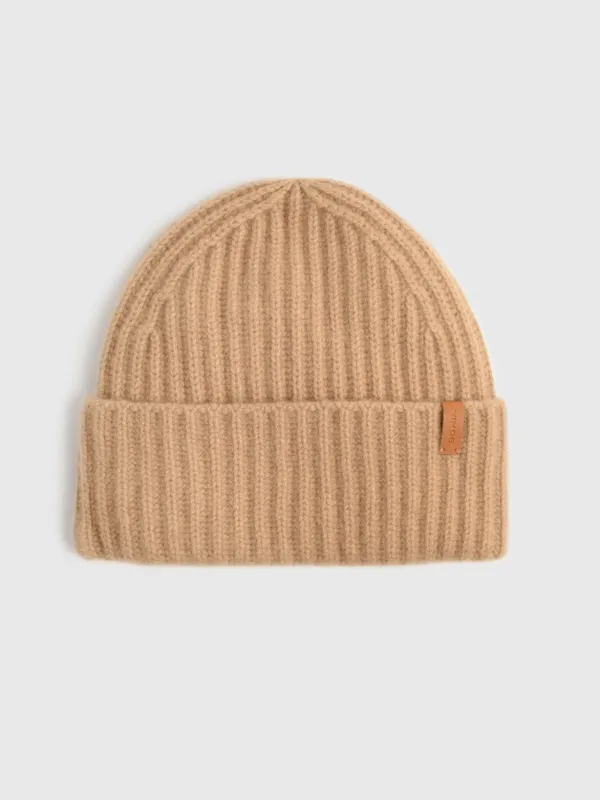 Vince Women's Plush Cashmere Chunky-Knit Beanie made by Saint Bernard