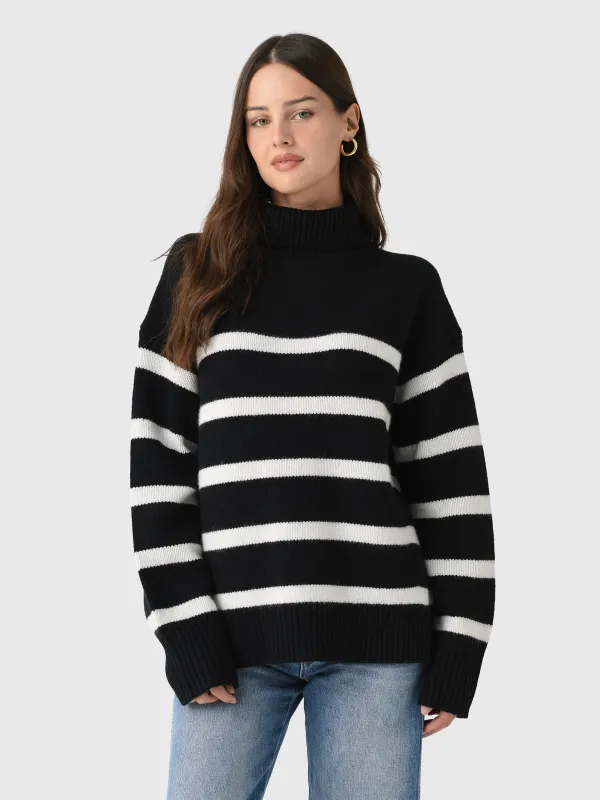 Alex Mill Women's Striped Nottinghill Turtleneck Sweater sold by Saint Bernard