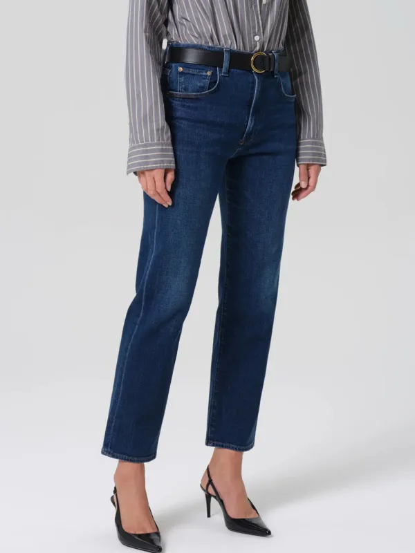 Citizens Of Humanity Women's Delfina High Rise Straight Jean sold by Saint Bernard