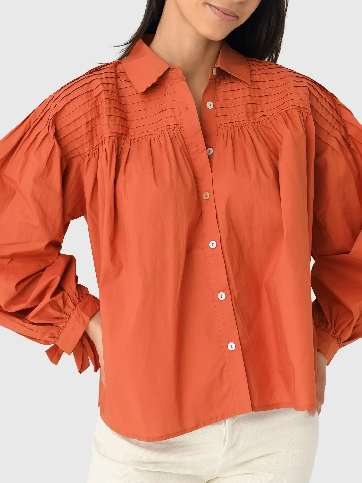 Eche Women's Button-Down Blouse sold by Saint Bernard product image thumbnail 5