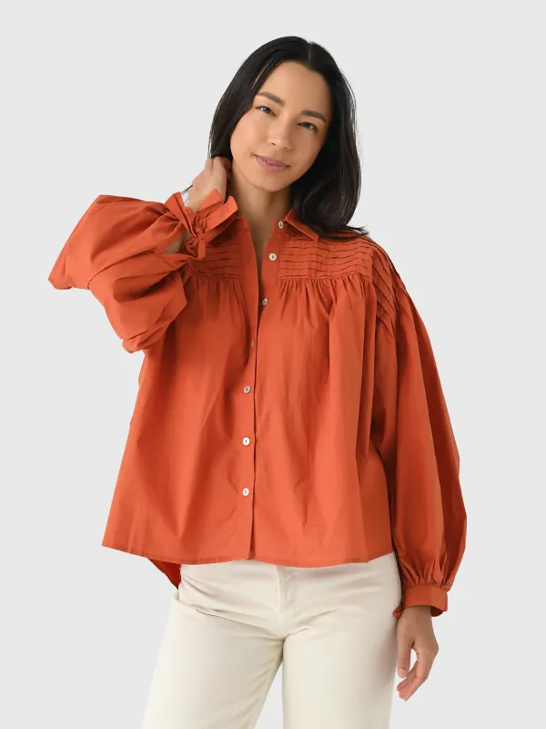 Eche Women's Button-Down Blouse made by Saint Bernard