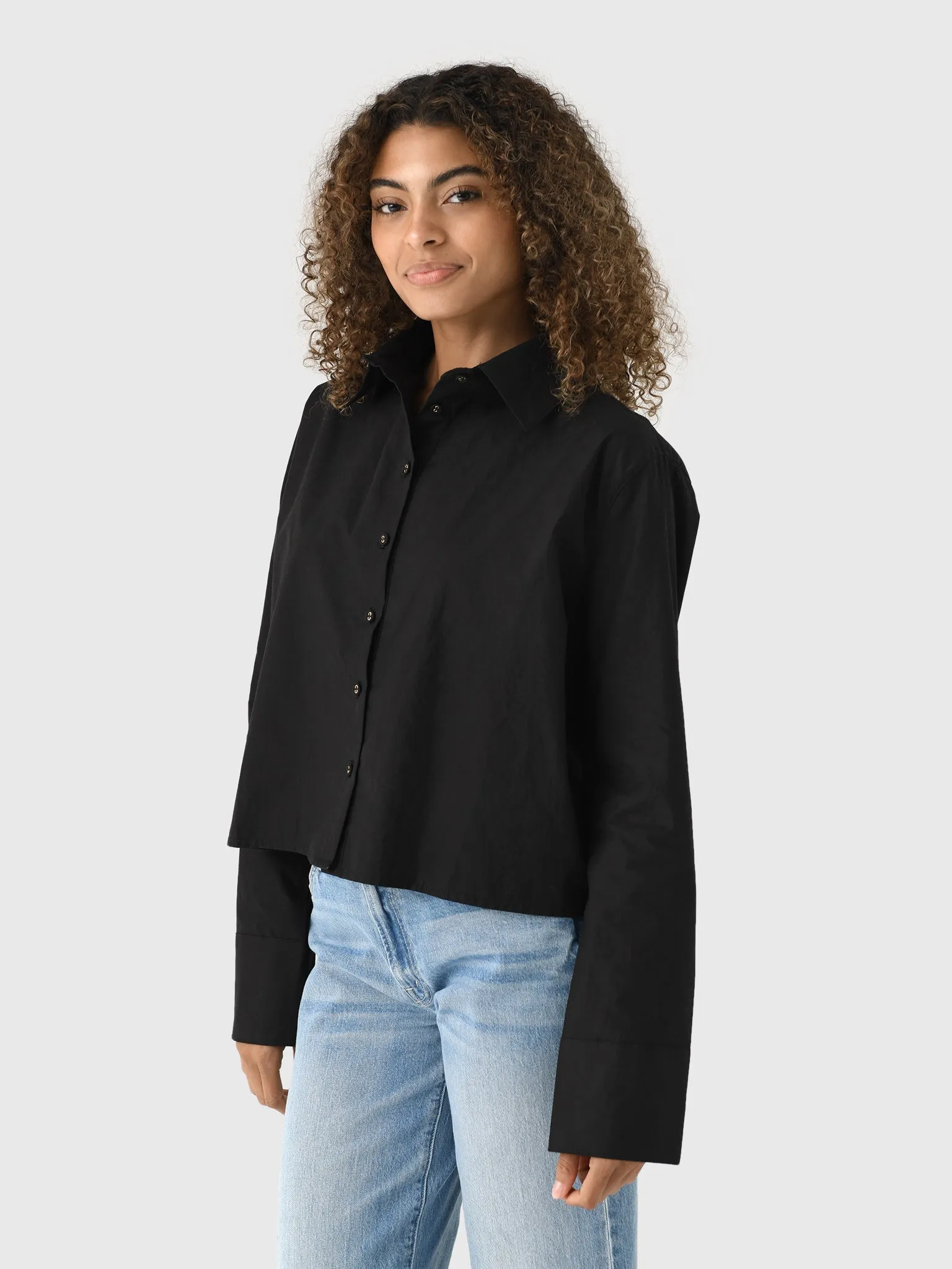 A Shirt Thing Women's Parker Poplin Shirt sold by Saint Bernard product image thumbnail 3
