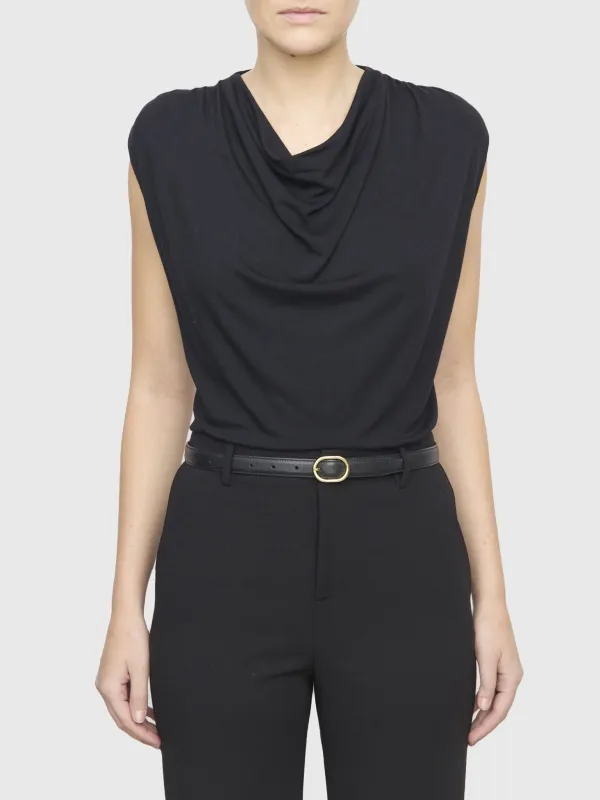 Vince Women's Draped Cowl-Neck Top made by Vince