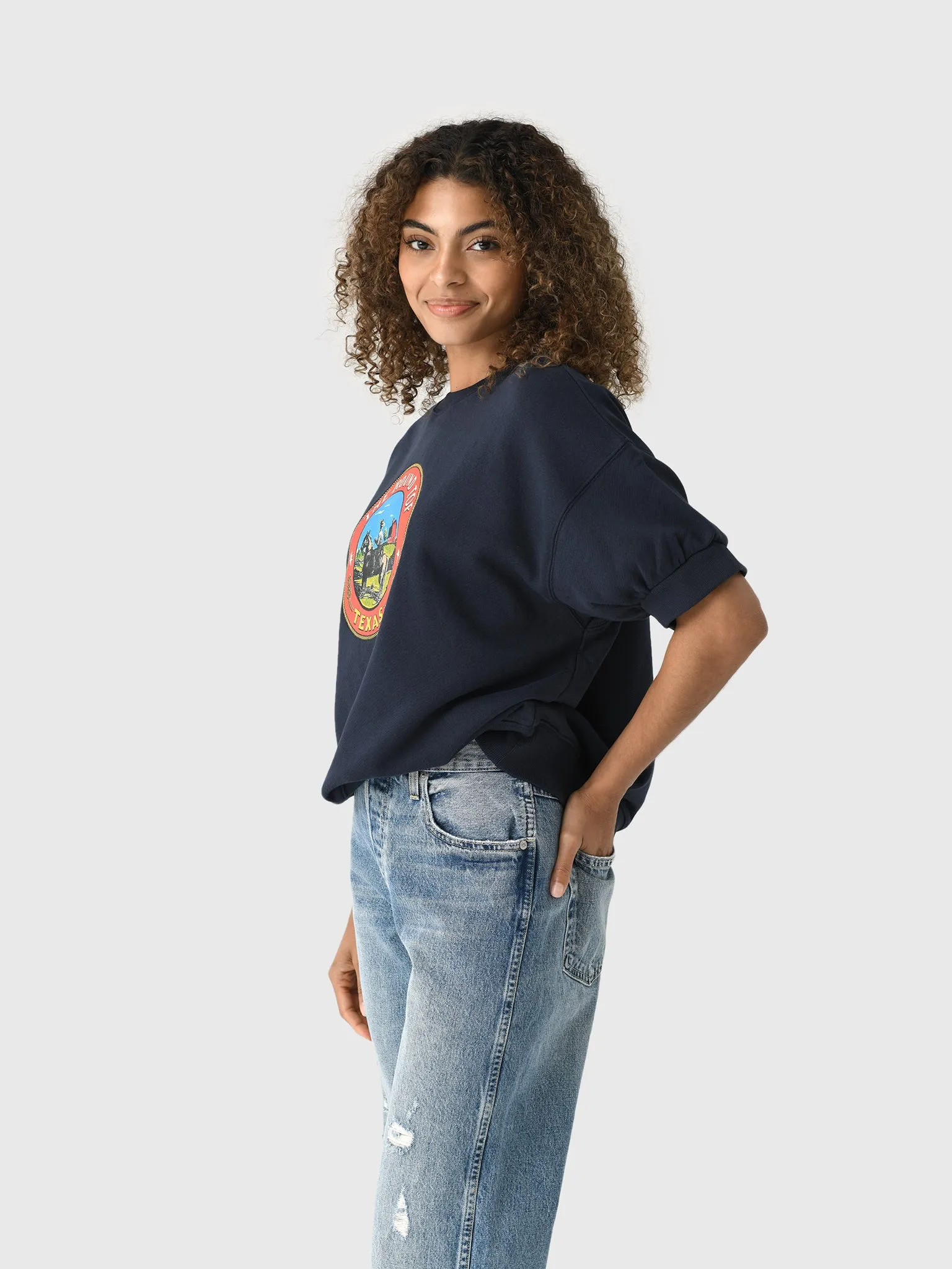 Hunter Bell Women's Graphic Sweatshirt sold by Saint Bernard product image thumbnail 4