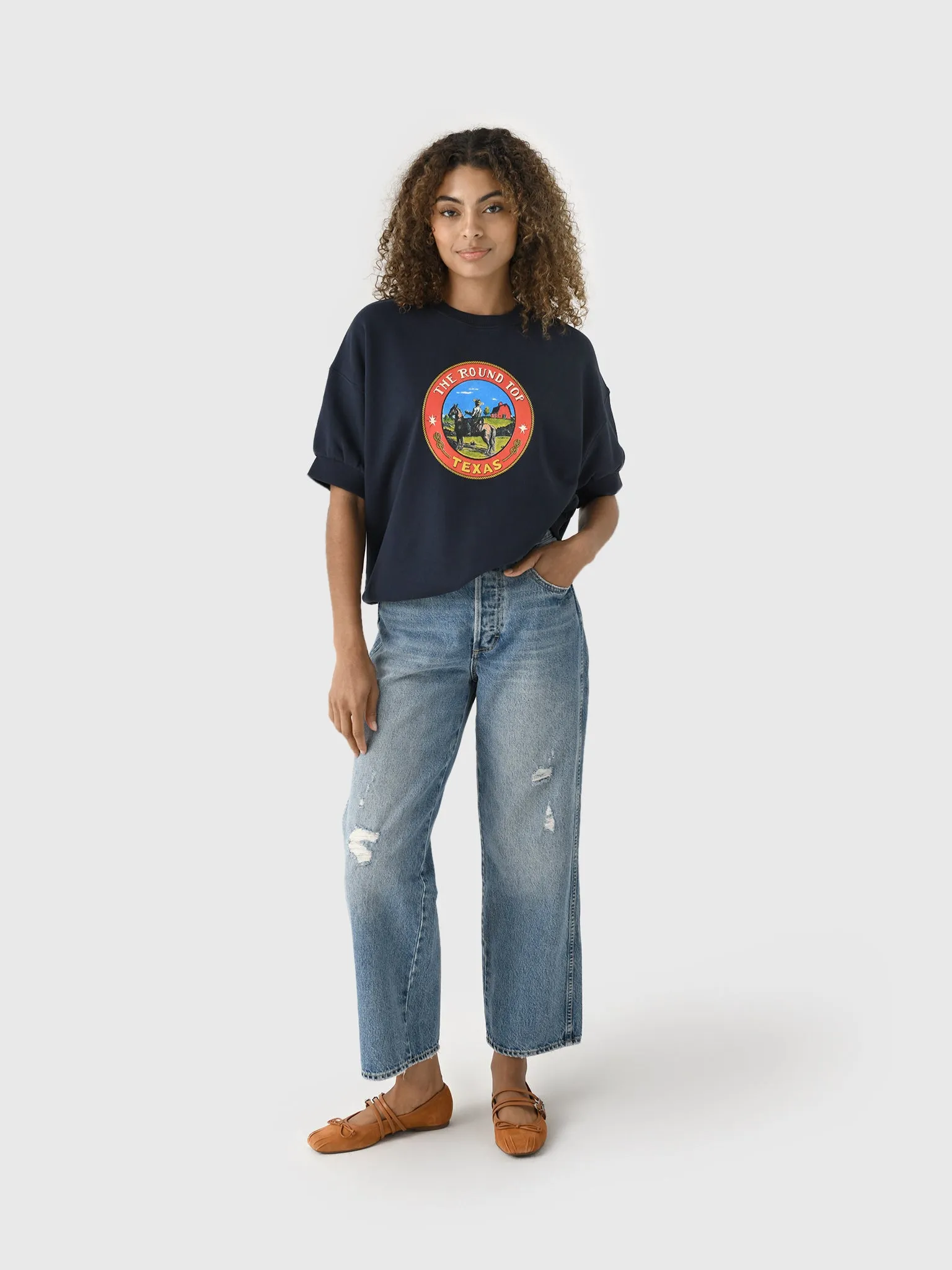 Hunter Bell Women's Graphic Sweatshirt sold by Saint Bernard product image thumbnail 3