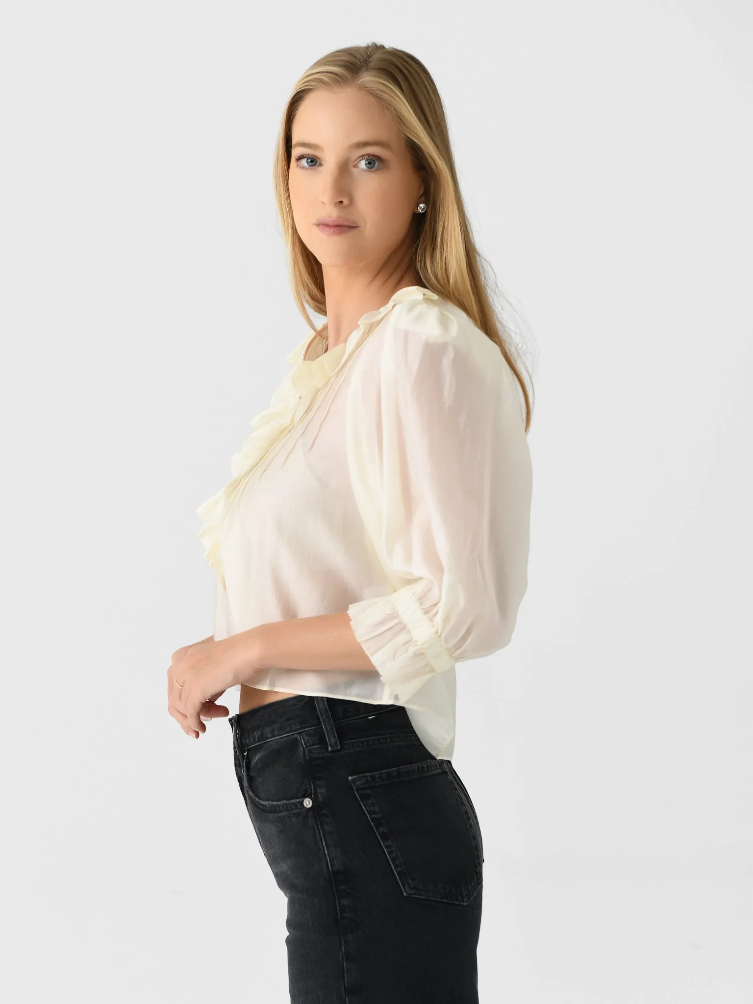 Hunter Bell Women's Imogen Blouse sold by Saint Bernard product image thumbnail 3