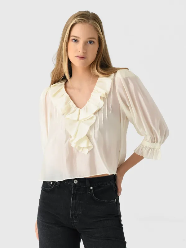 Hunter Bell Women's Imogen Blouse made by Hunter Bell NYC