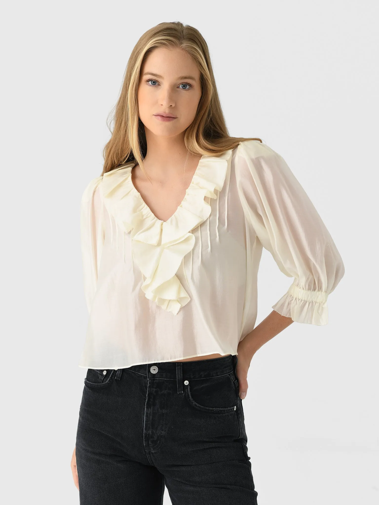 Hunter Bell Women's Imogen Blouse sold by Saint Bernard