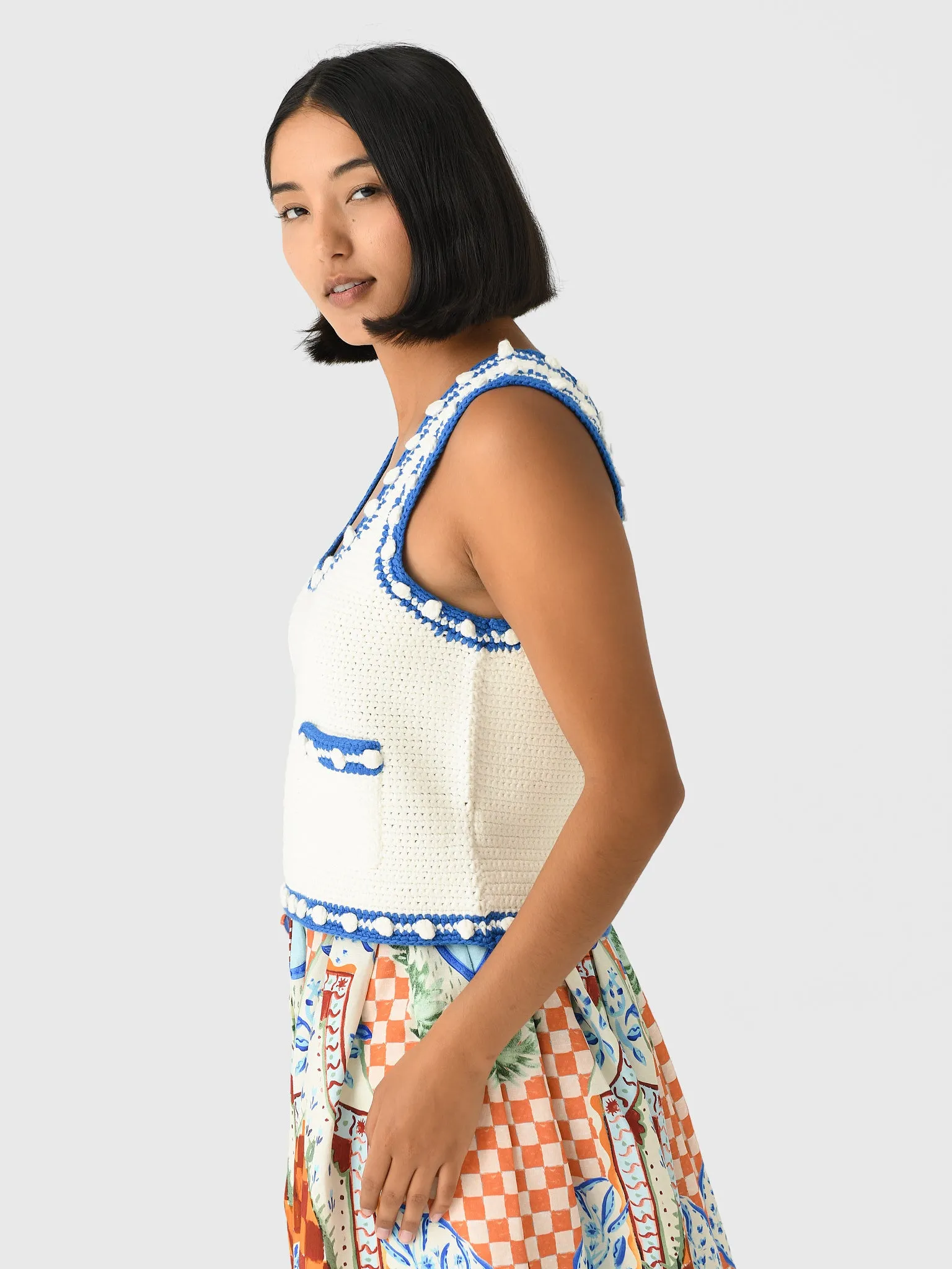 Hunter Bell Women's Clover Sweater Tank sold by Saint Bernard product image thumbnail 3