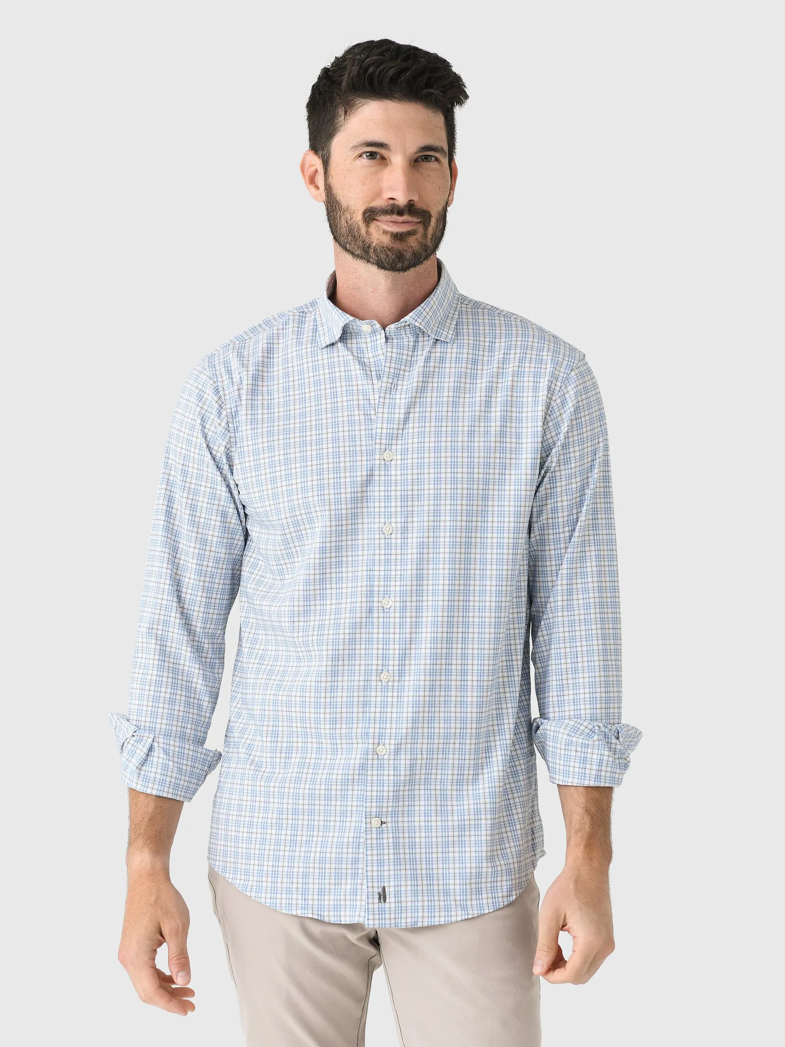 Johnnie-O Men's Ferdinand Performance Button-Down Shirt sold by Saint Bernard